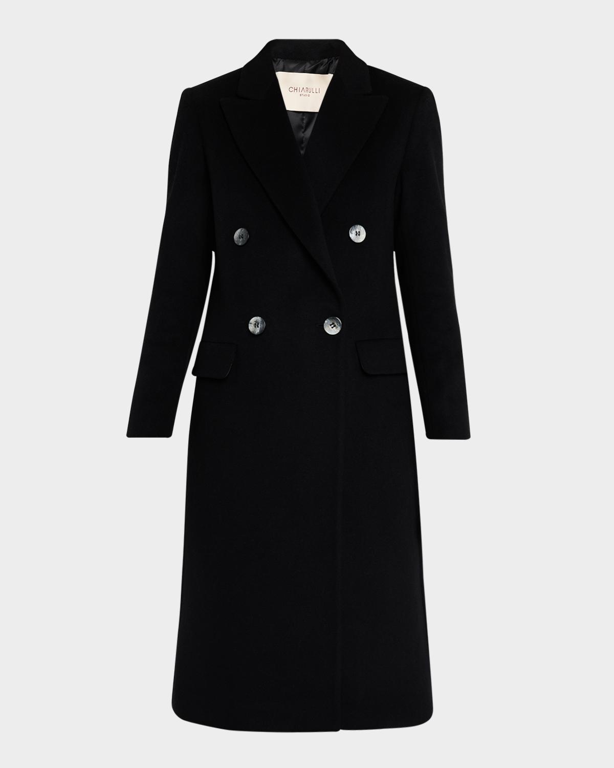 CHIARULLI Victoria Classic Double-Breasted Coat | Neiman Marcus