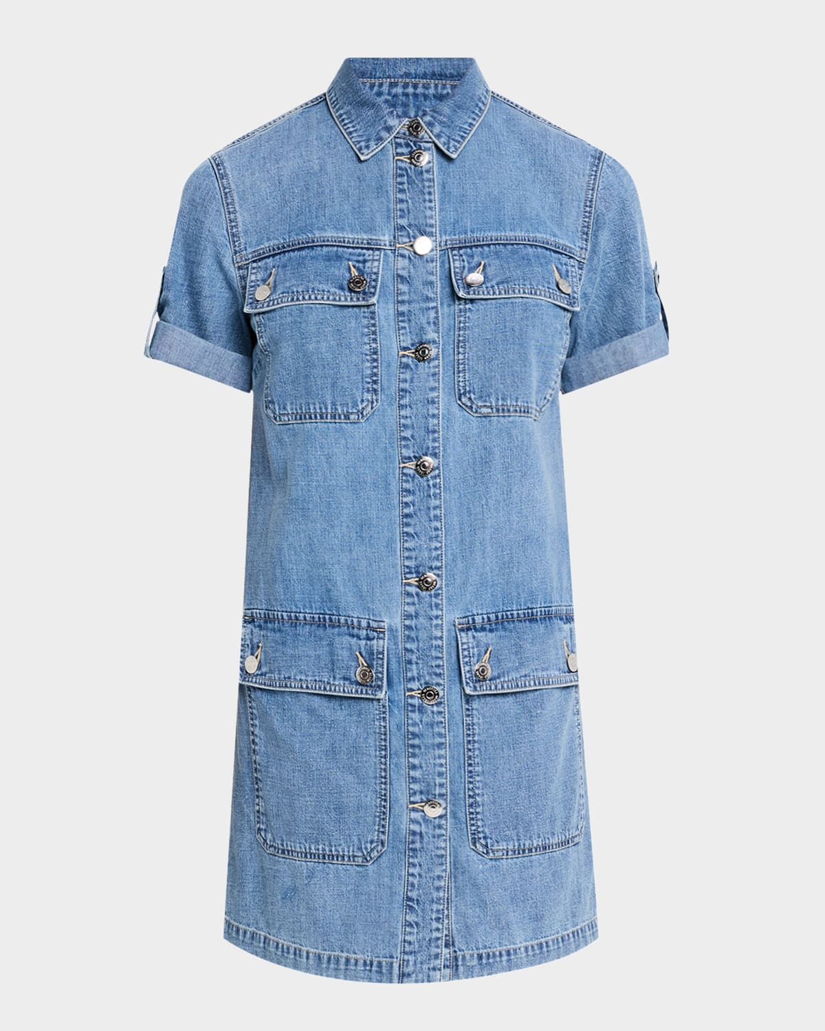 warren denim shirtdress