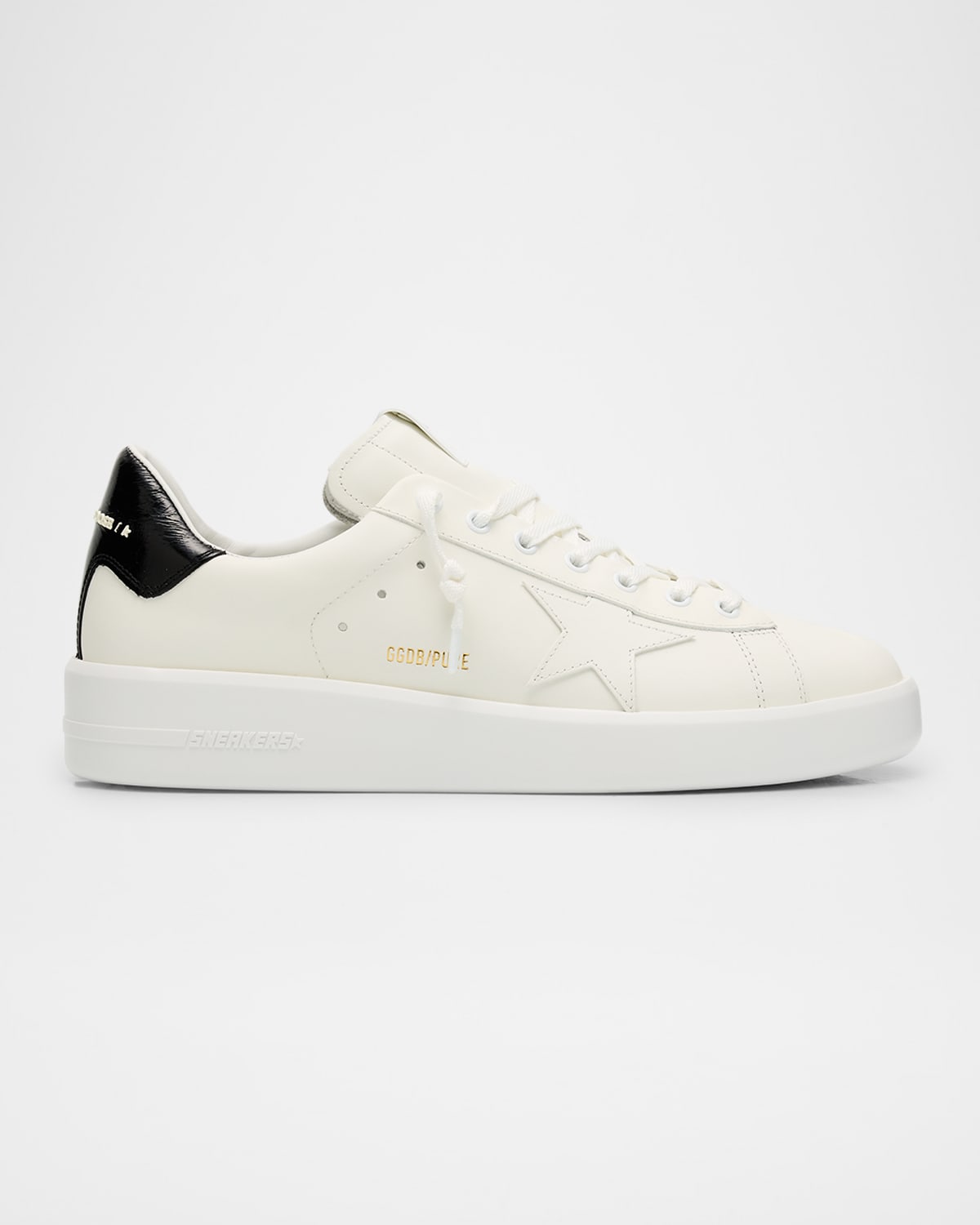 Golden Goose Men's Purestar Leather Low-Top Sneakers