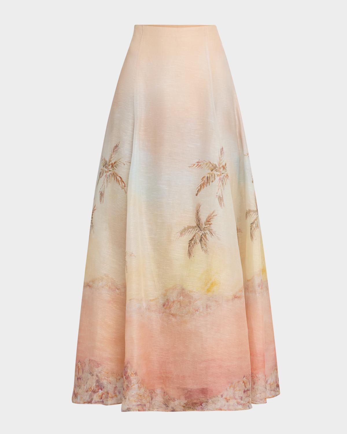 Zimmermann Illuminate A-Line Maxi Skirt | Neiman Marcus