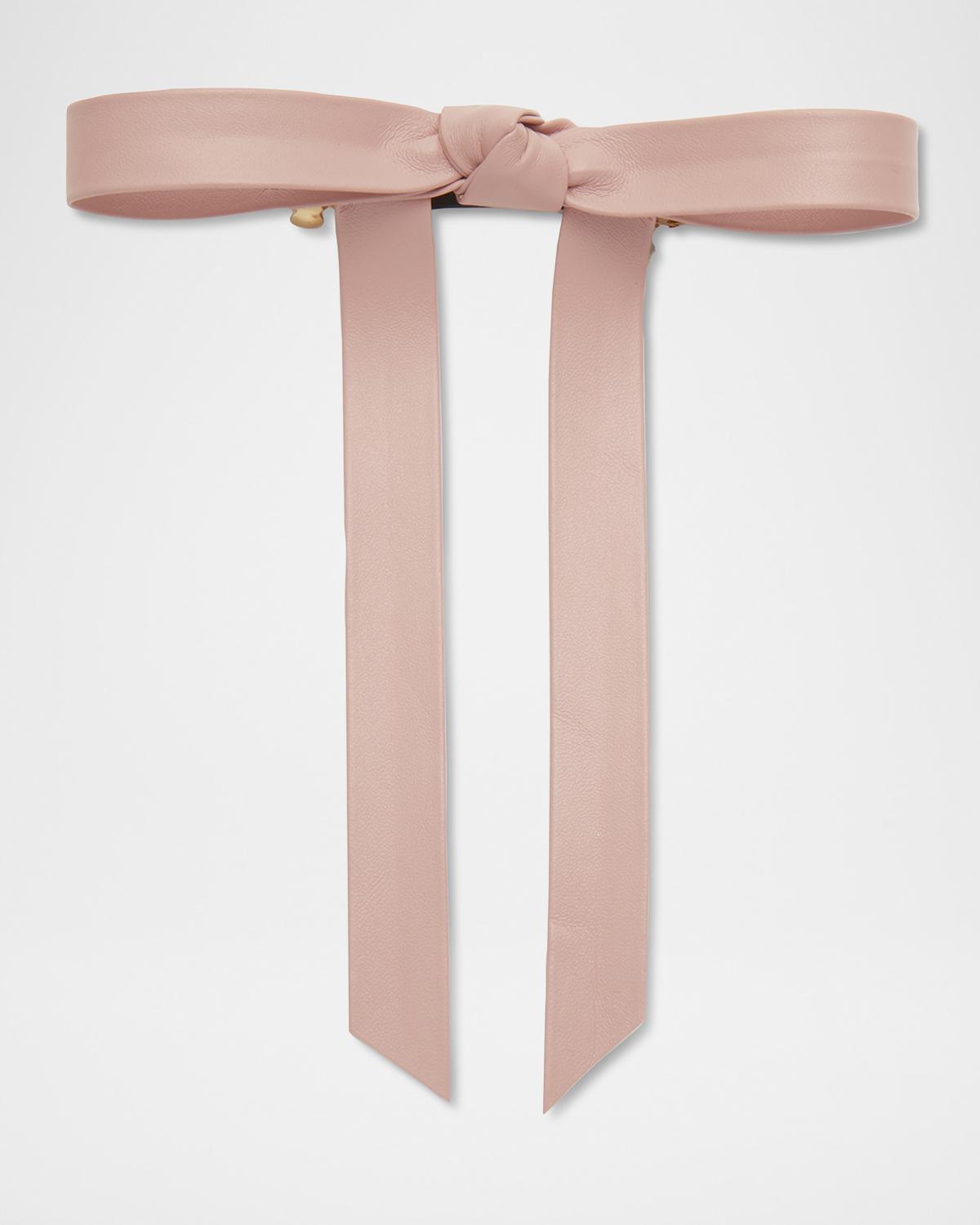 Lele Sadoughi pink floral embellished Antoinette paillette Hair Bow Barrette Lele Sadoughi Antoinette Floral Bow Barrette | Saks Fifth Avenue main image 4
