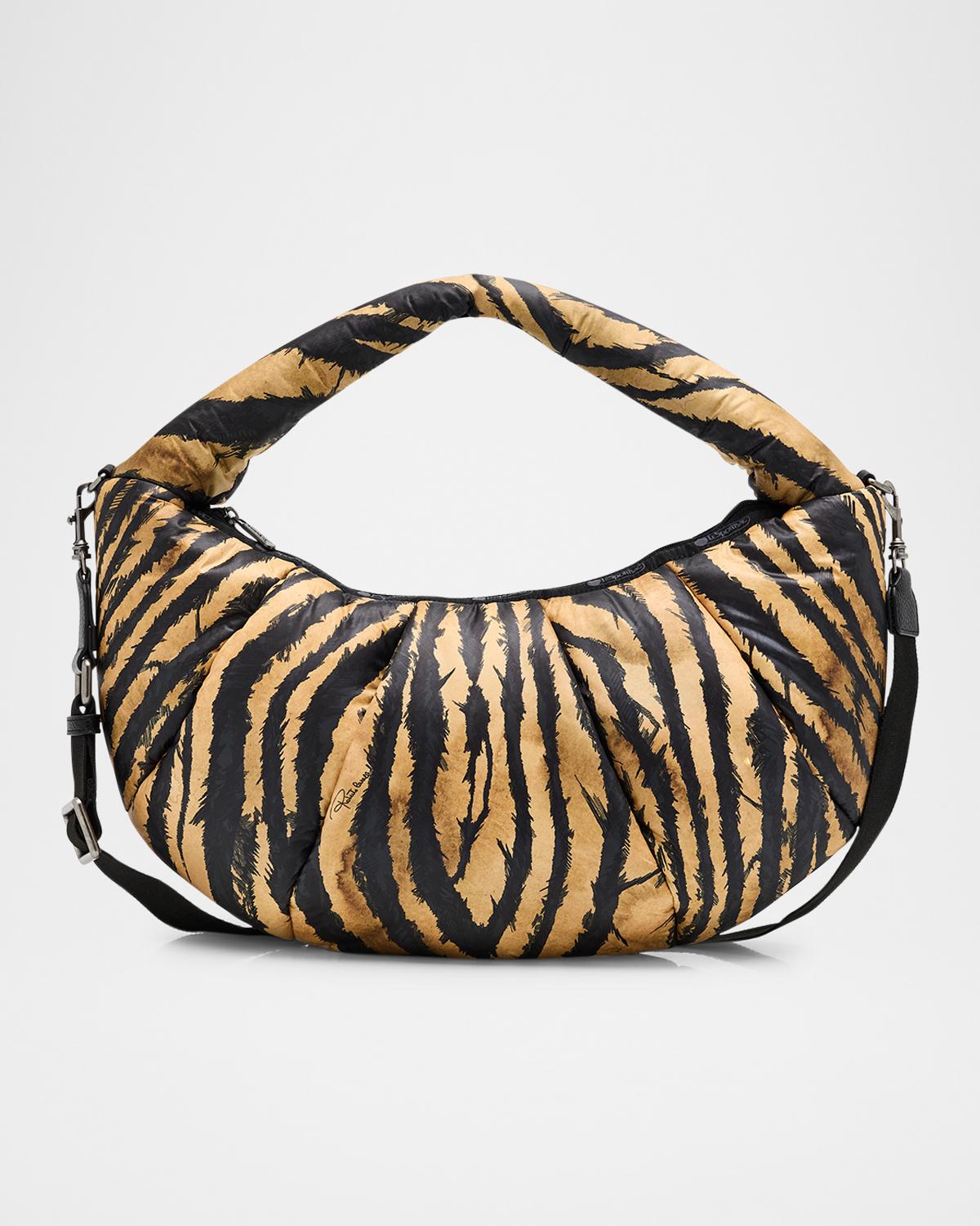 Lesportsac x Roberto Cavalli Venezia Medium Zebra-Print Shoulder