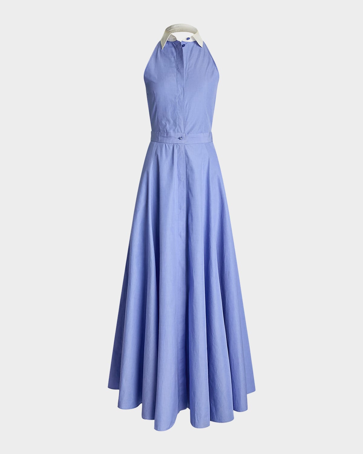 Ralph Lauren Collection Eldred End-on-End Day Halter Dress | Neiman Marcus