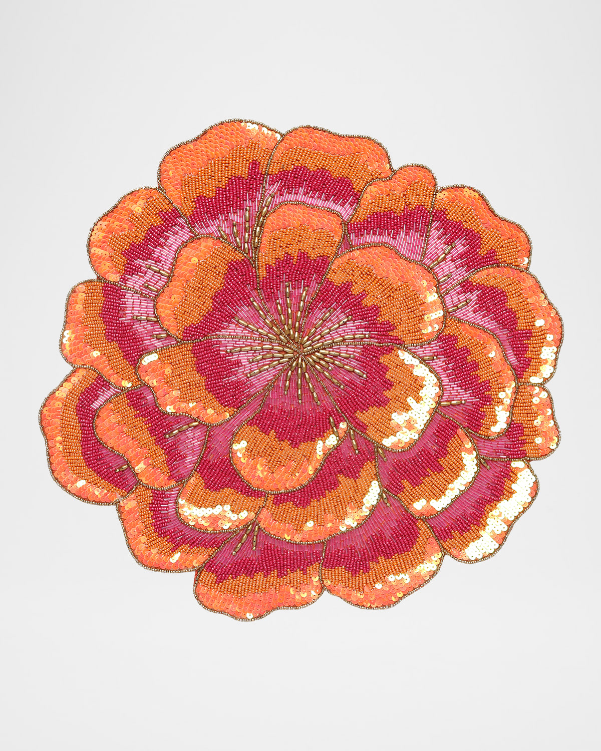 Kim Seybert Marigold Beaded Placemat | Neiman Marcus