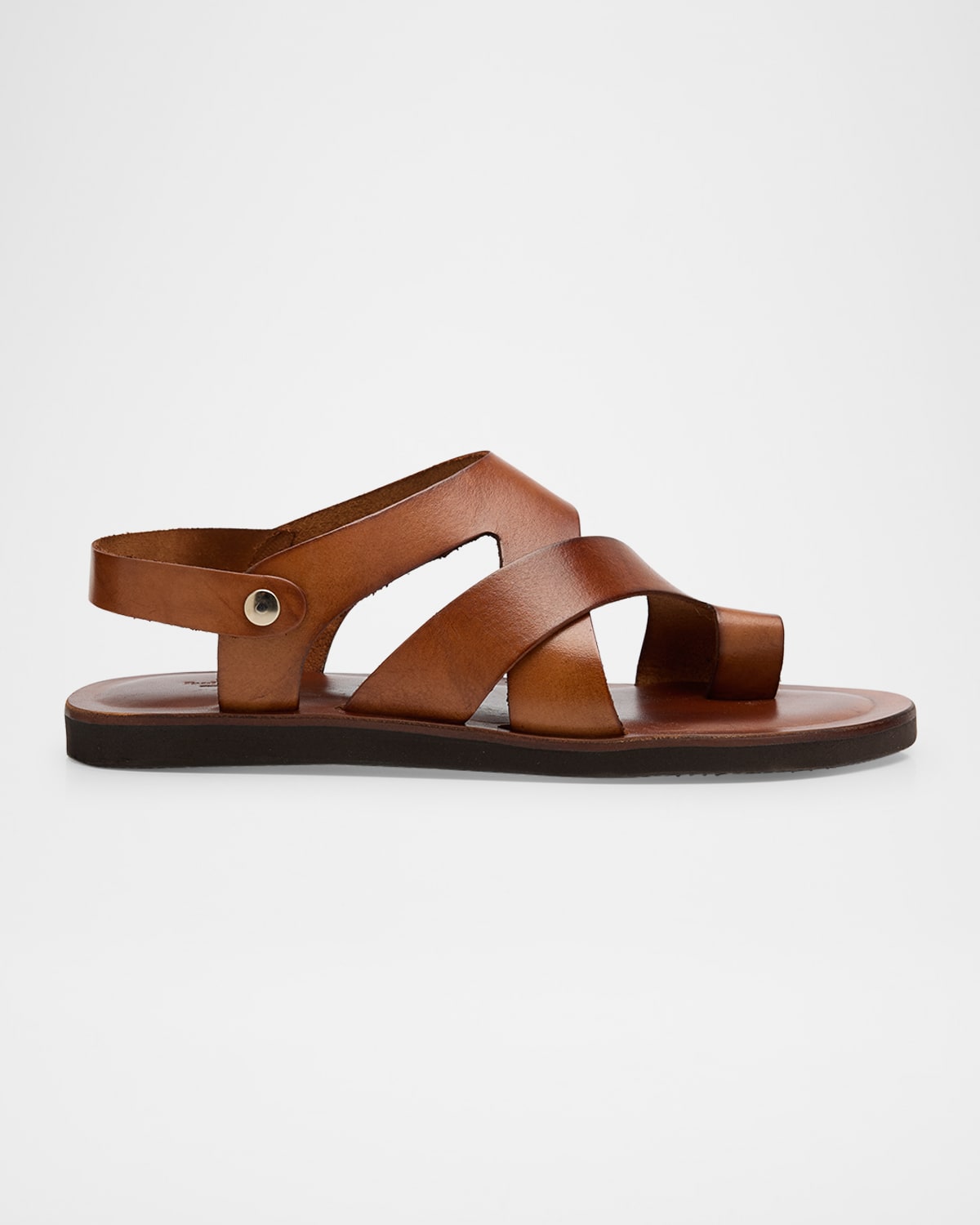 Paul Stuart Men's Dali Leather Gladiator Sandals | Neiman Marcus