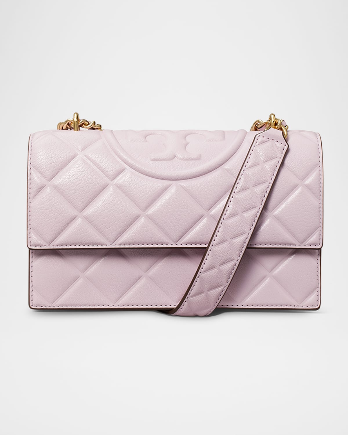 Fleming Small Convertible Leather Shoulder Bag