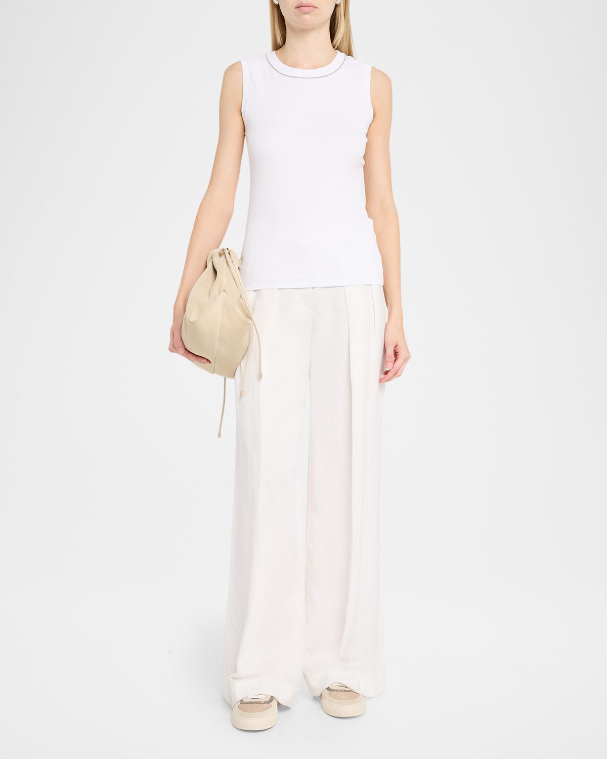 Punto Luce Crewneck Rib Knit Top - thumbnail 2