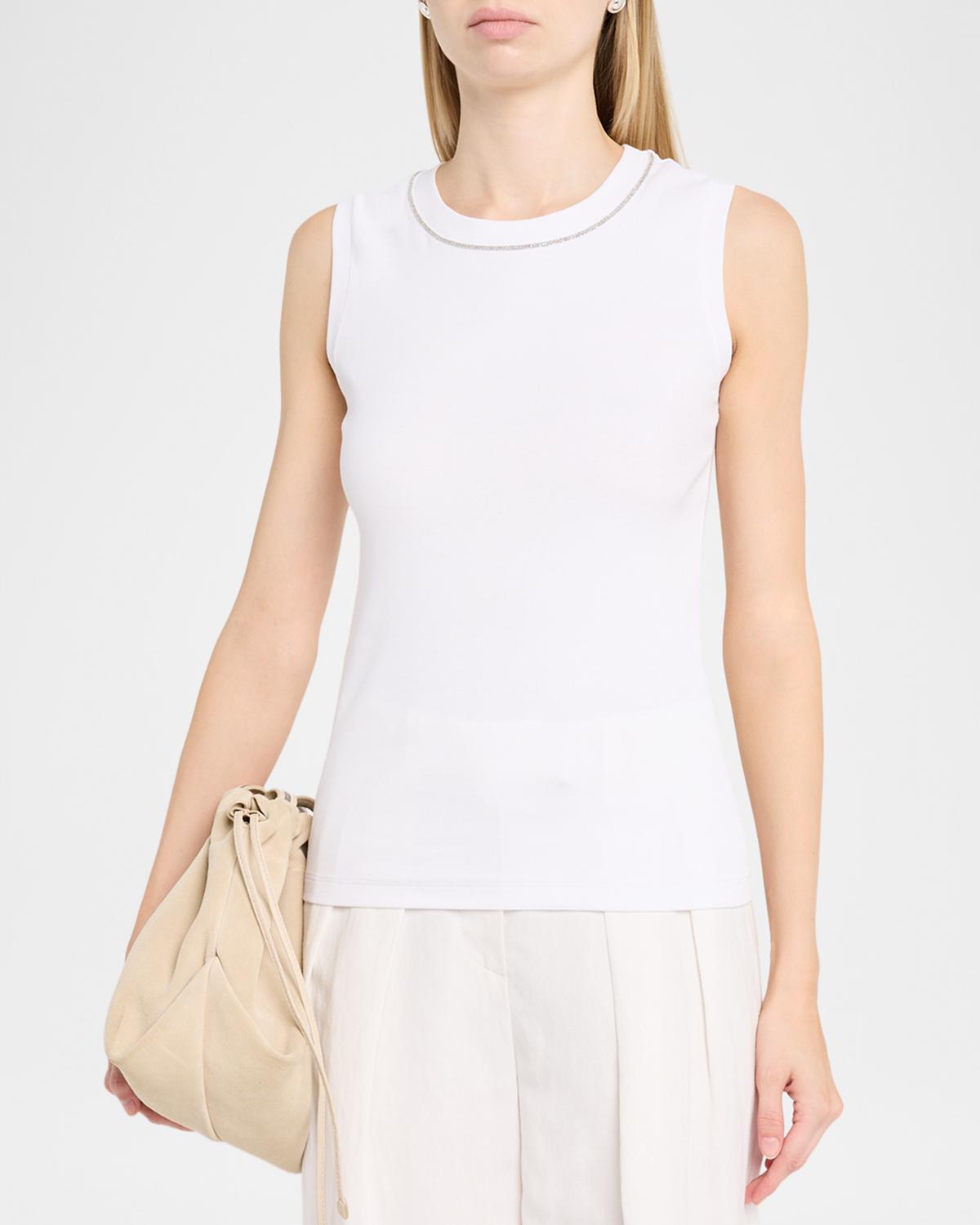 Punto Luce Crewneck Rib Knit Top - thumbnail 4