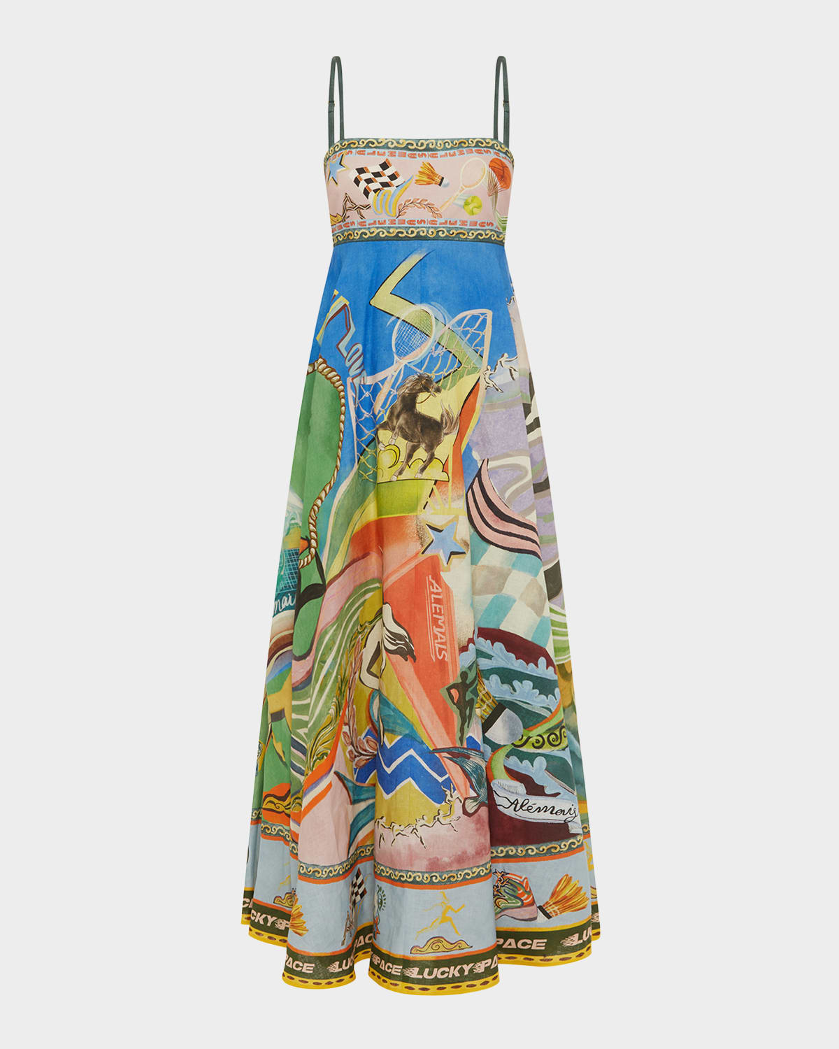 ALEMAIS Lucky Pace Sundress | Neiman Marcus