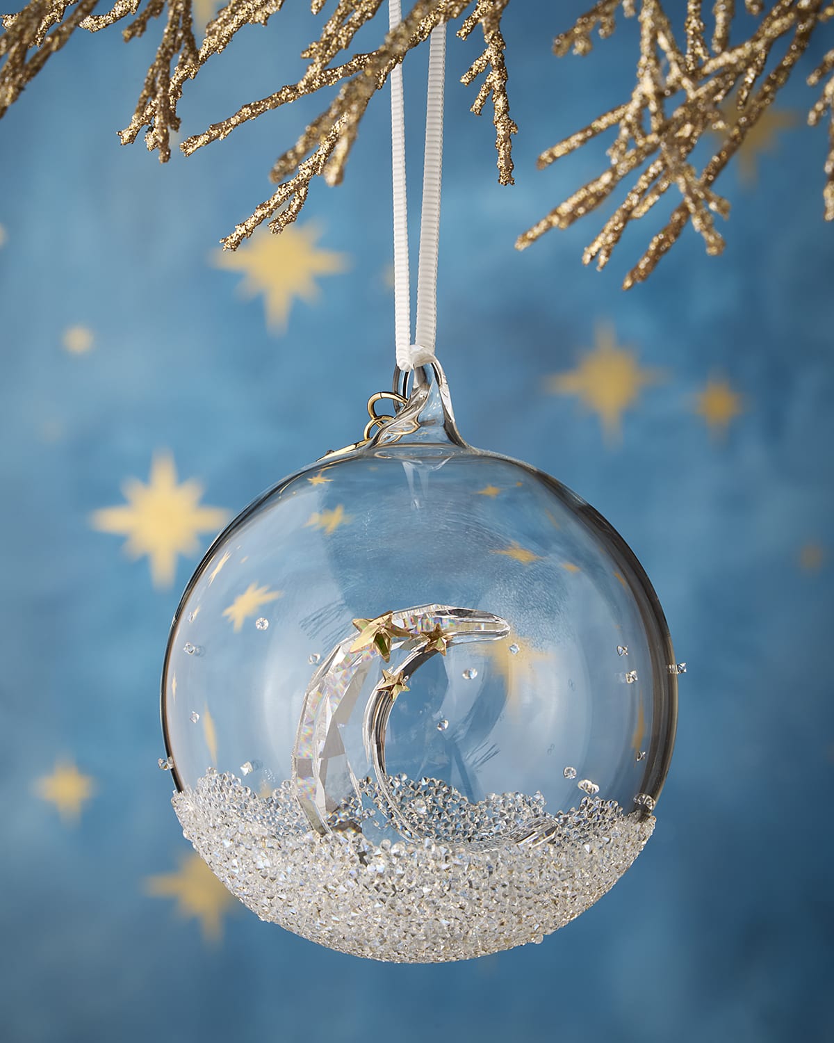 SWAROVSKI 2025 Annual Edition Ball Christmas Ornament | Neiman Marcus
