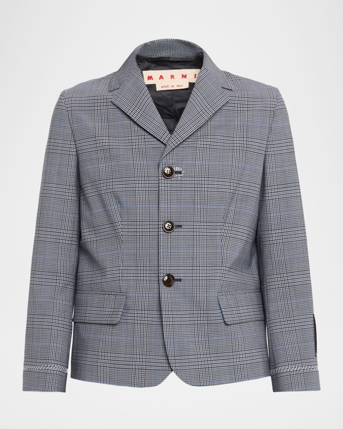 ジャケット MARNI SS22 SINGLE-BREASTED JACKET (GIMA0182U6_USCS99WSW13) Marni Check Single-Breasted Jacket | Neiman Marcus