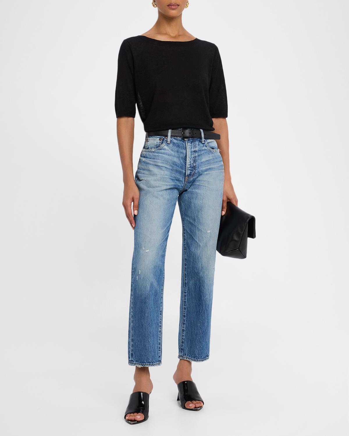 Linen Boatneck Top - thumbnail 2