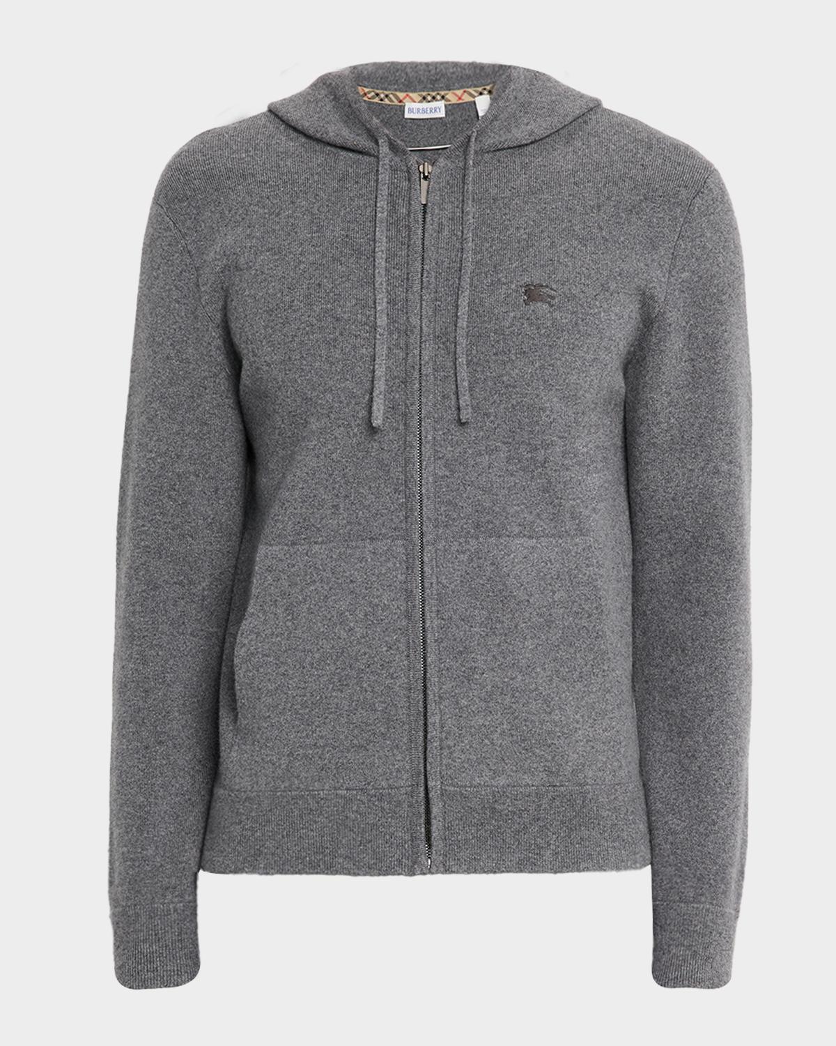 Burberry Men's EKD Cashmere-Blend Knit Hoodie | Neiman Marcus