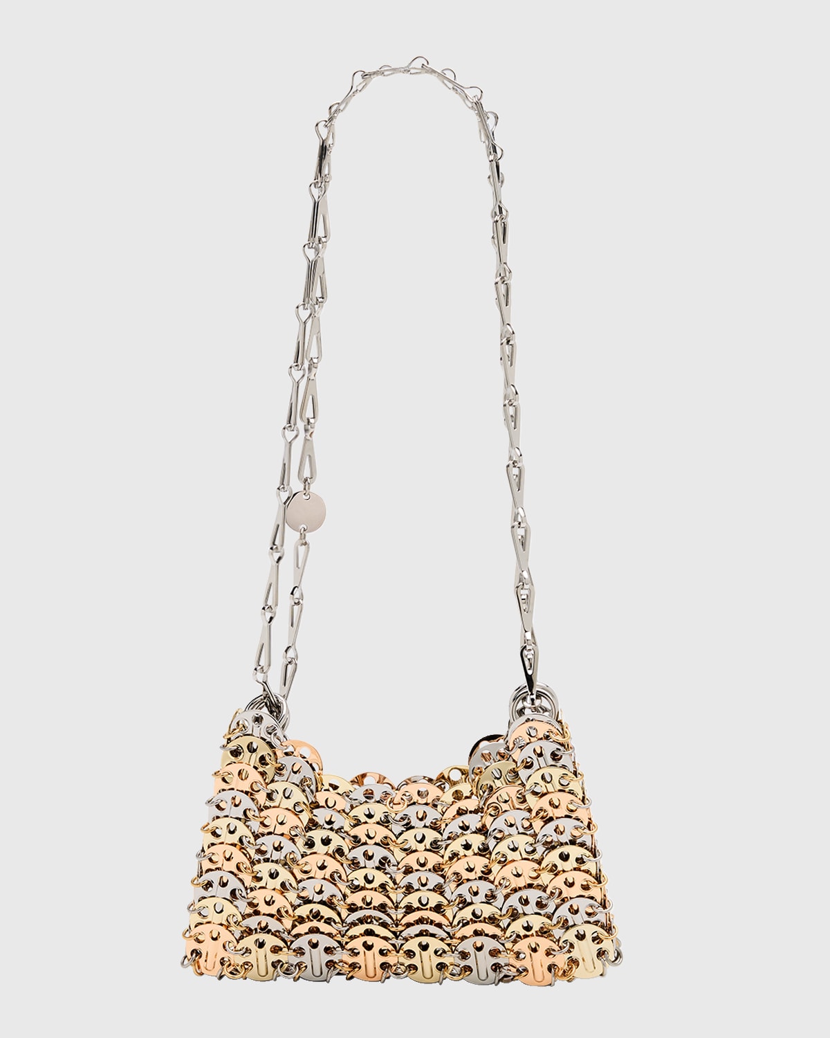 Rabanne Sac a Main Tricolor Disc Shoulder Bag | Neiman Marcus
