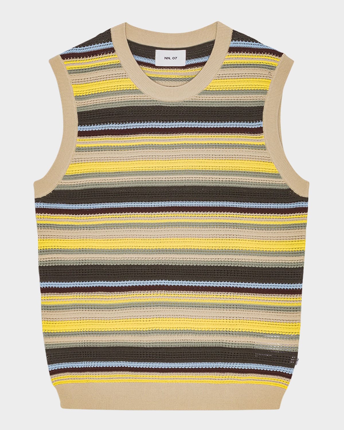 NN.07 Men's Huxley Striped Tank | Neiman Marcus