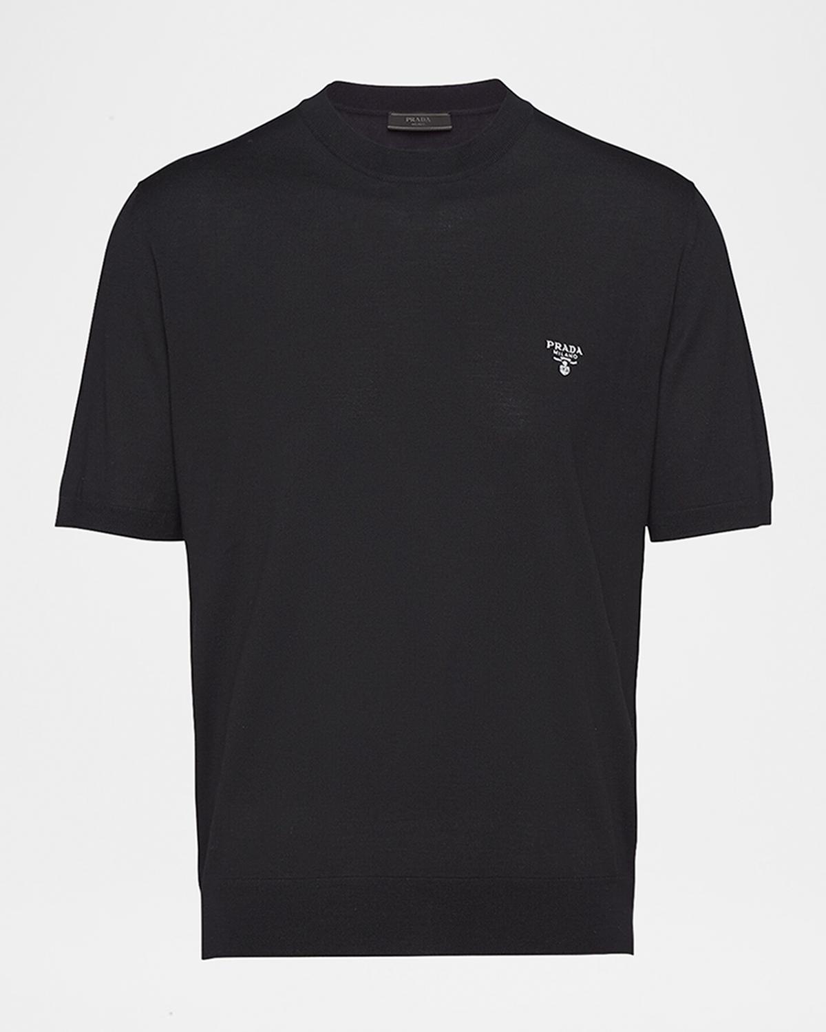 fti PRADA ネクタイプリント Tシャツ fti PRADA ネクタイプリント Tシャツ Prada Striped Jersey Short