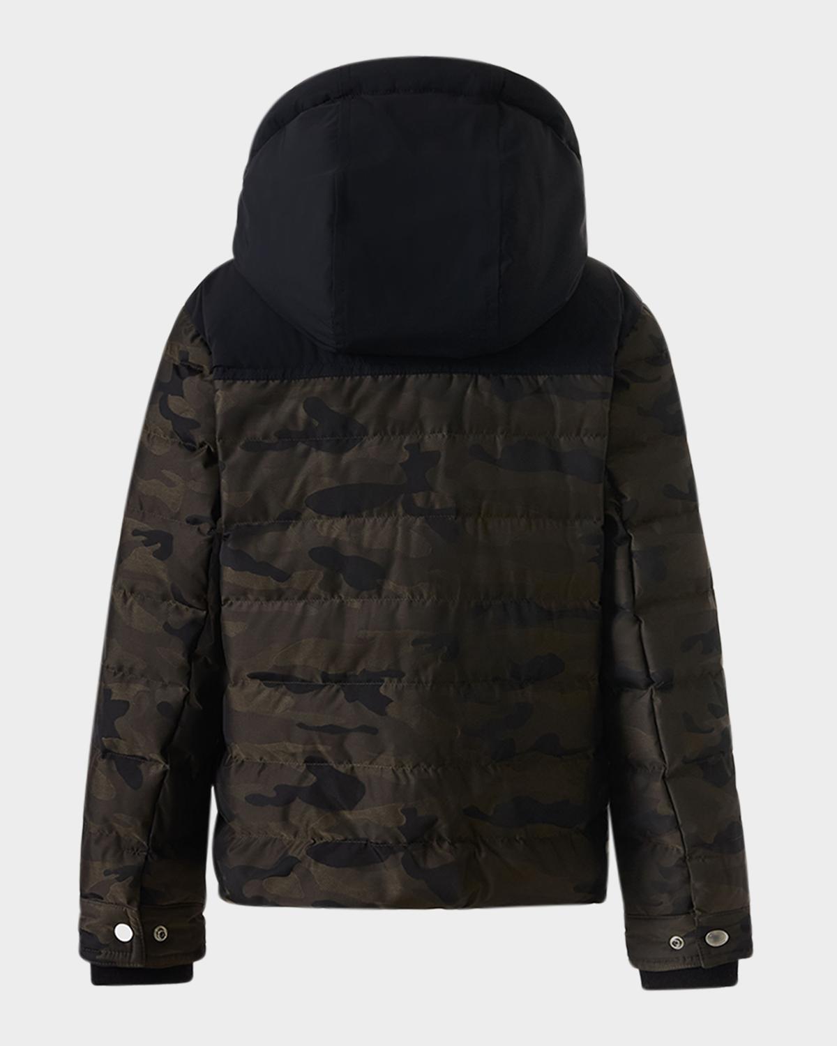 MACKAGE 아드리엘 후드 카모 다운 자켓 2-6