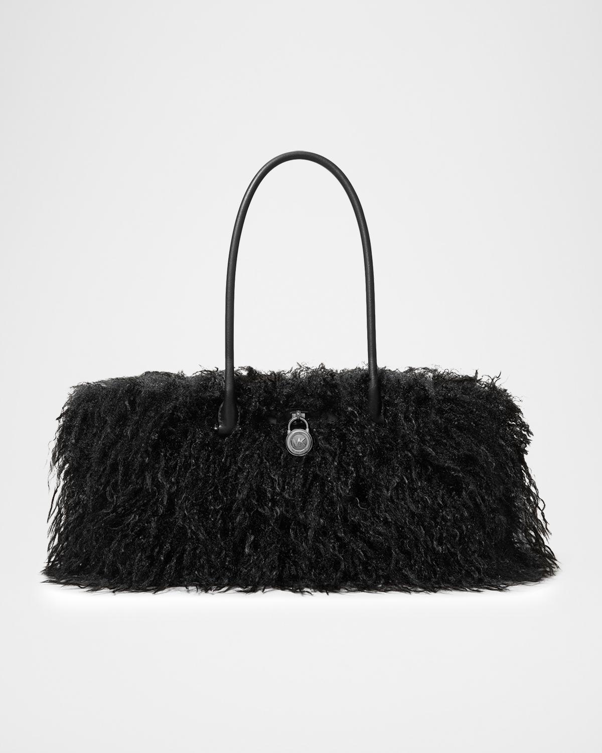 専用★ハンドメイド★ ミニチュア ファーバッグ ブラック 他6点 MICHAEL Michael Kors Hamilton Moderne Faux Fur Shoulder Bag