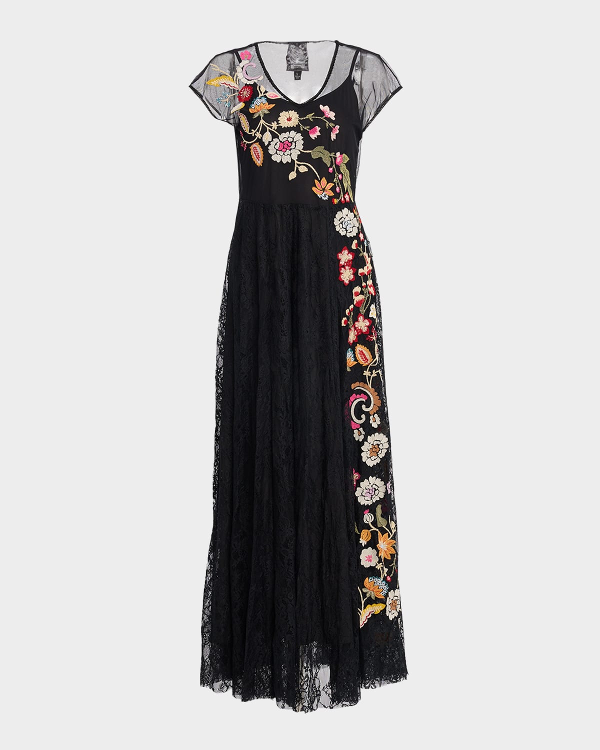 johnny was jolene embroidered mesh dress Johnny Was Loane Mesh Dress main image 1