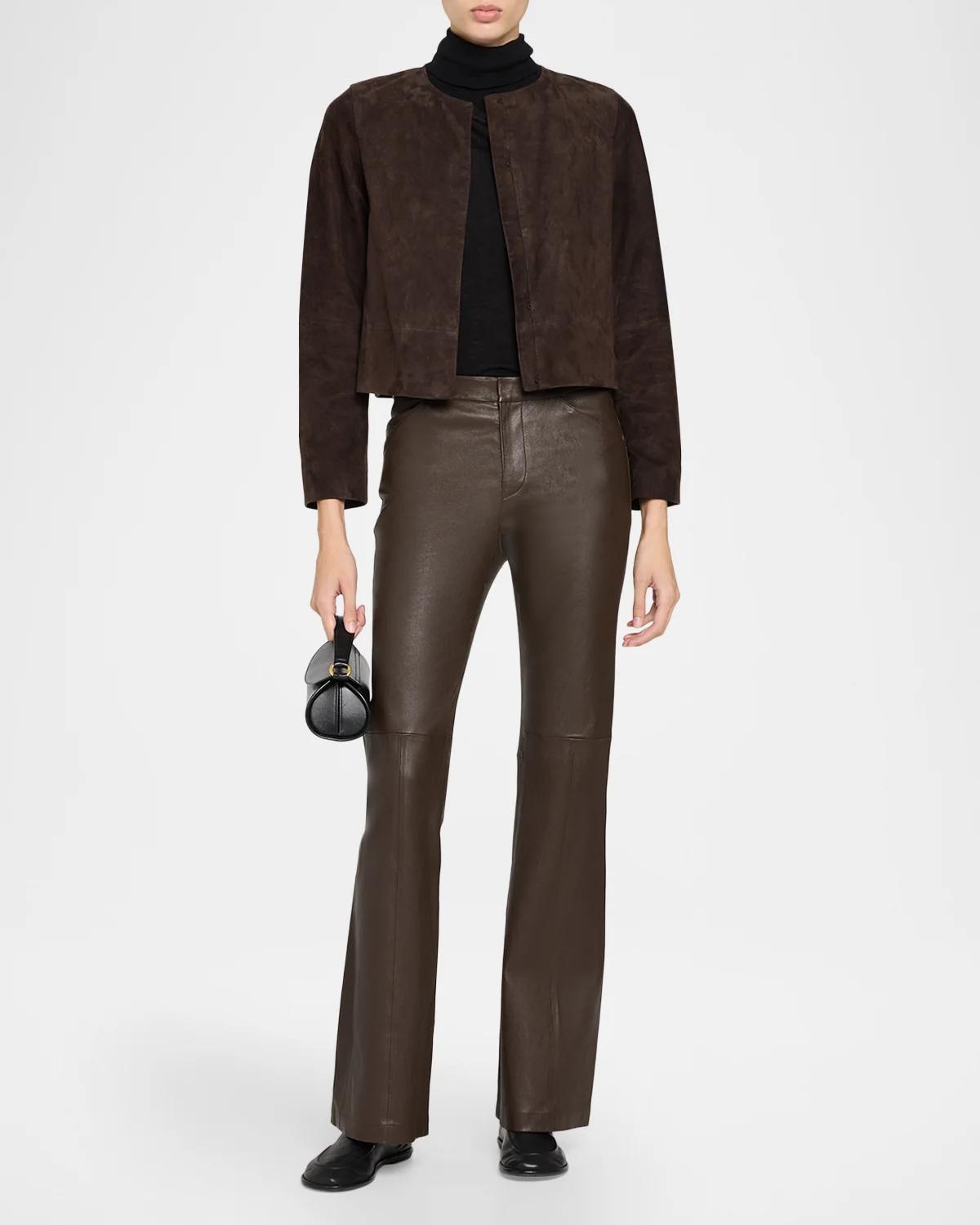 Cropped Suede Jacket - thumbnail 2