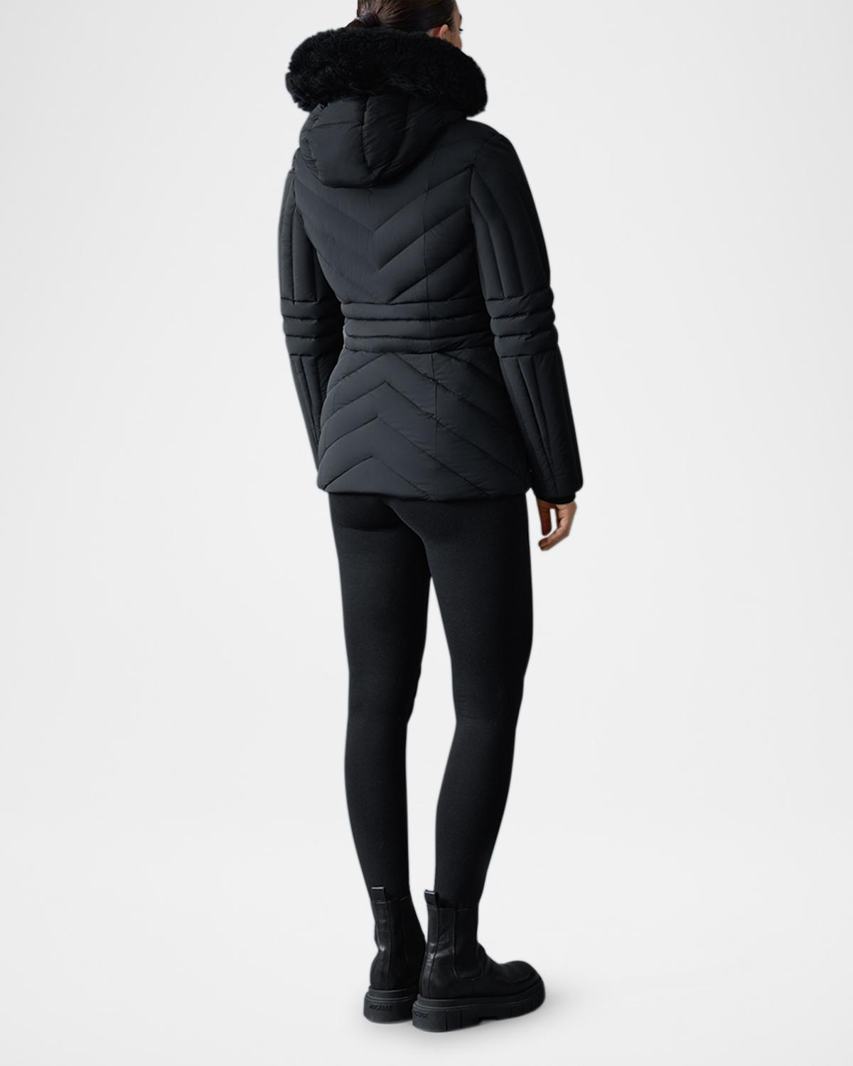 MACKAGE 나디아 SH 퀼팅 다운 자켓 탈부착 후드