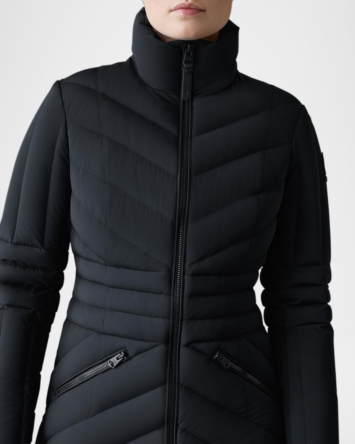 MACKAGE 나디아 SH 퀼팅 다운 자켓 탈부착 후드