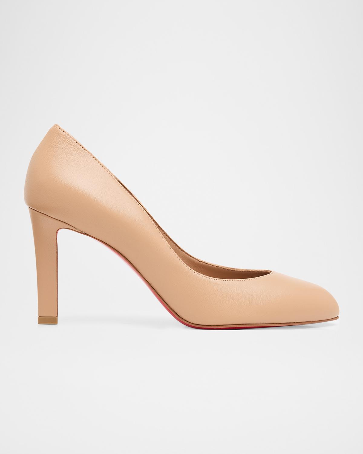 Christian Louboutin 85mm Fannylove Nappa Leather Pumps | Neiman Marcus