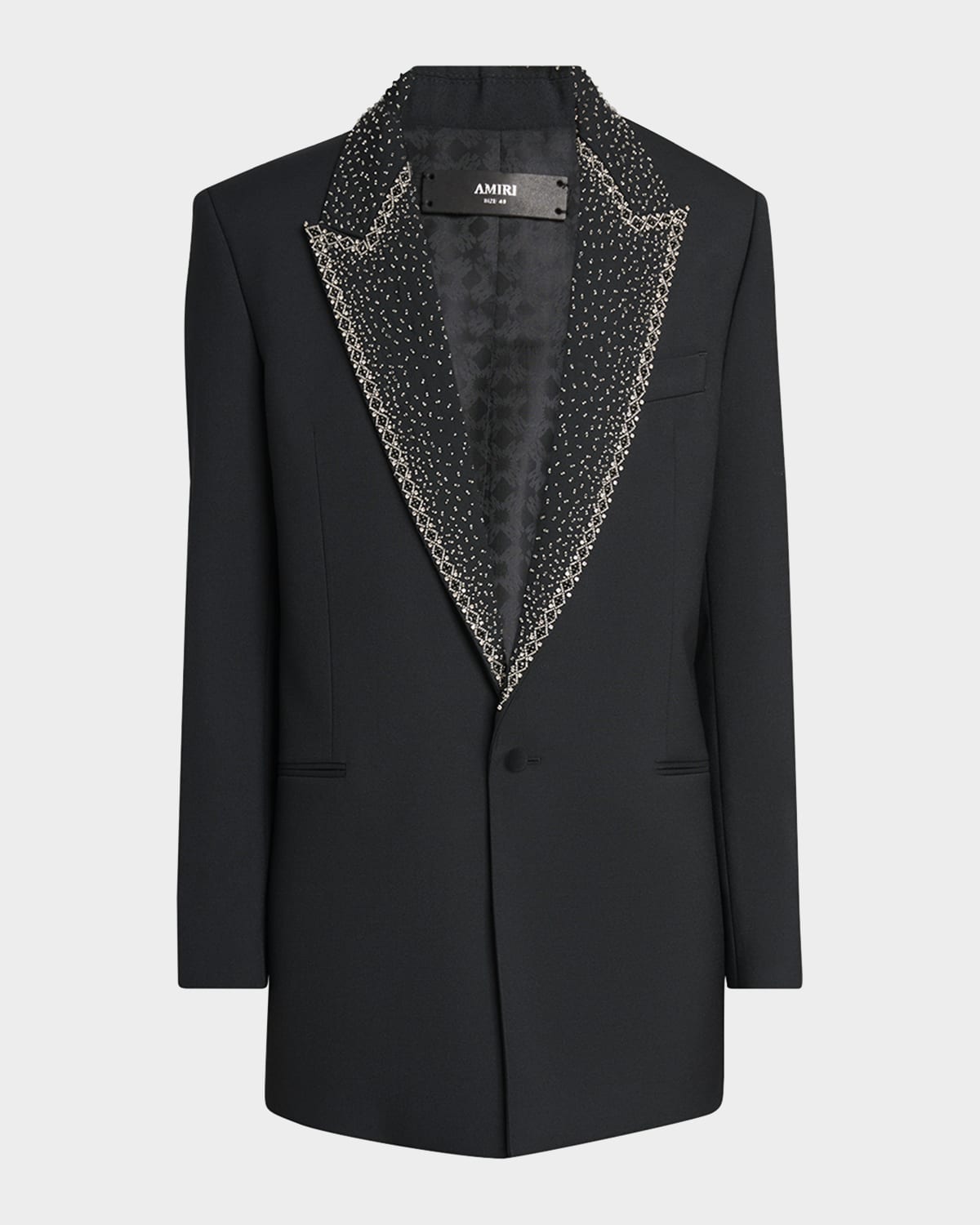 Amiri Men's Sequin Peak Lapel Oversized Blazer | Neiman Marcus