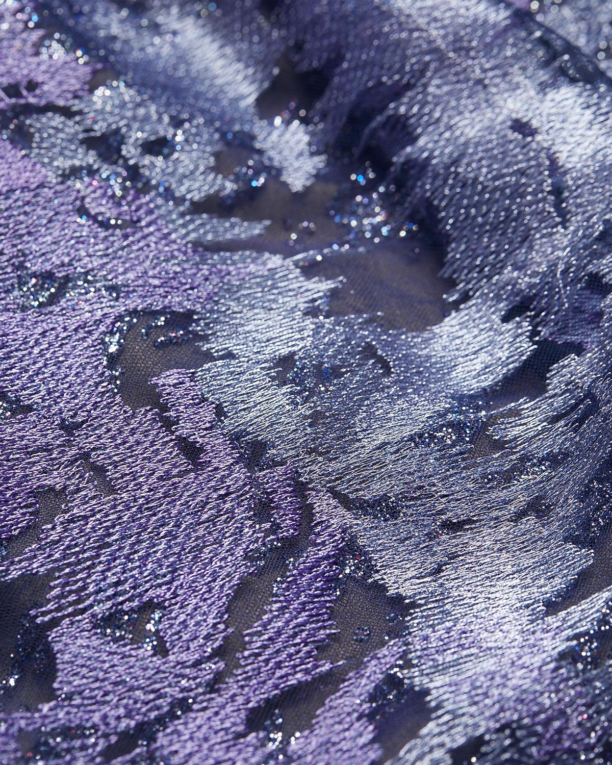 Metallic Off-The-Shoulder Mermaid Gown - thumbnail 5