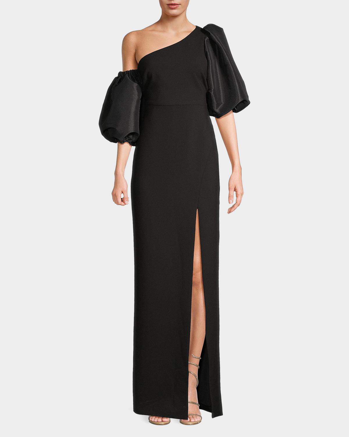Natasha One-Shoulder Gown - thumbnail 4