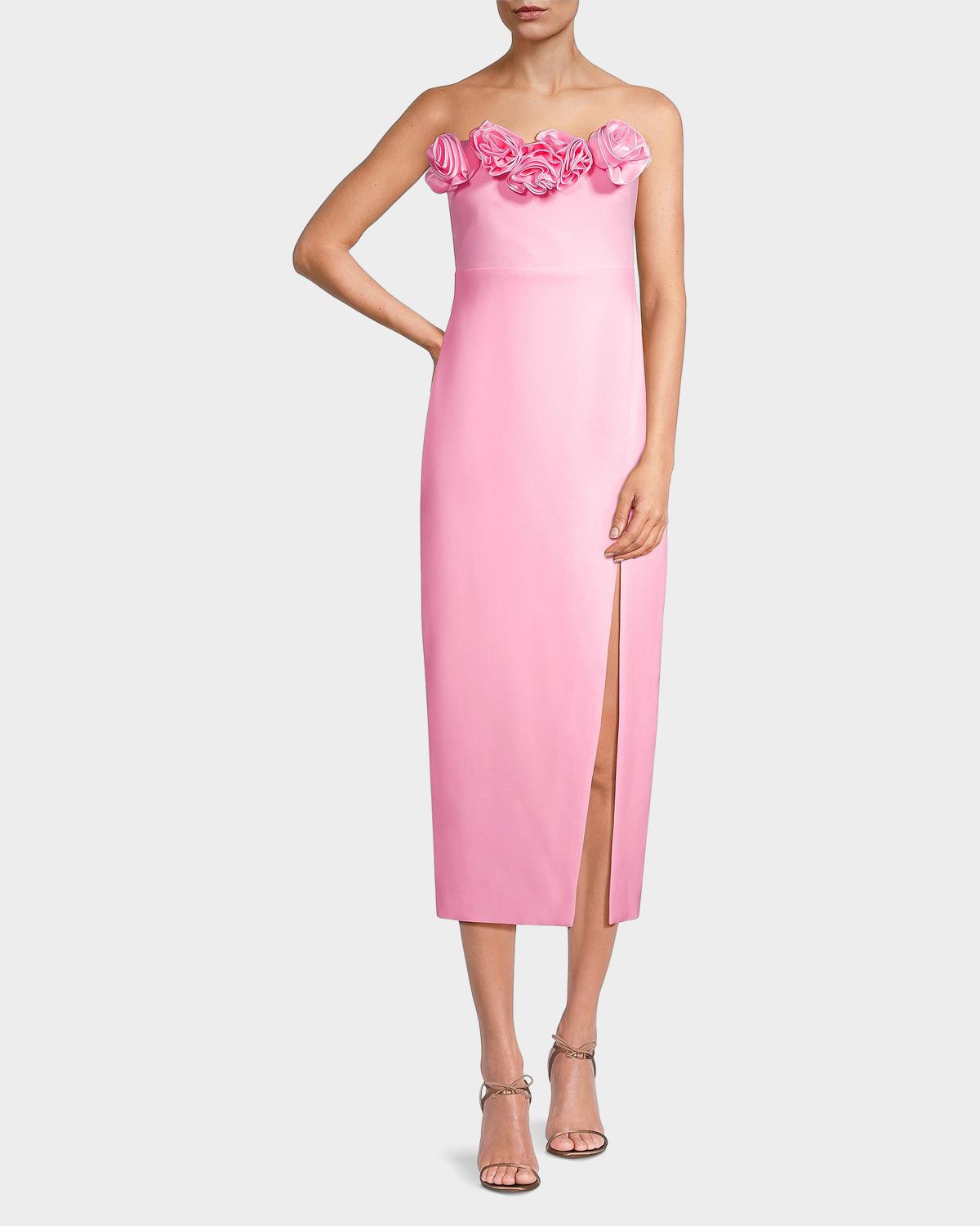Catania Strapless Midi Dress - thumbnail 2