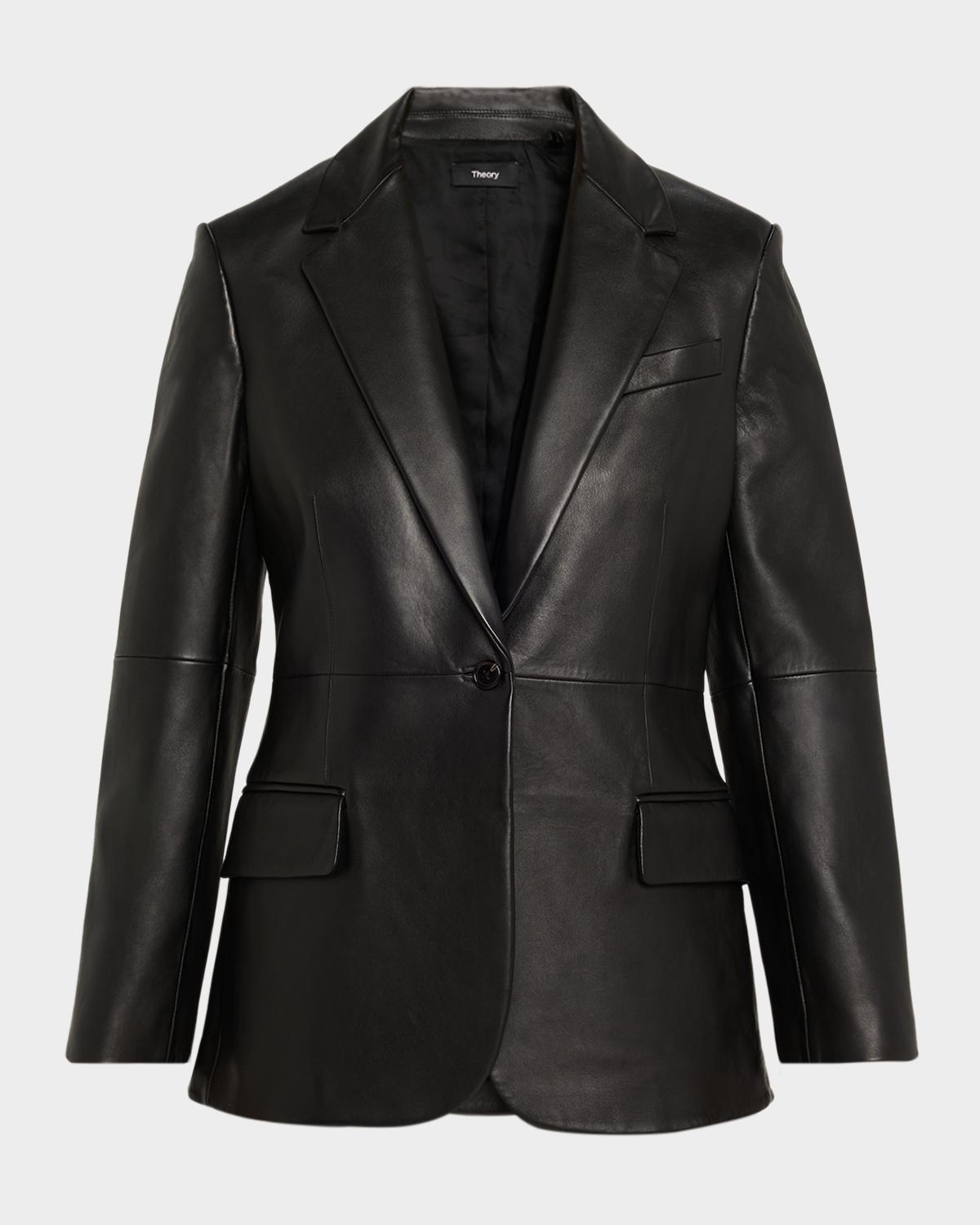 theory leather blazer dress Lynnia Lambskin Retail Price:269.00