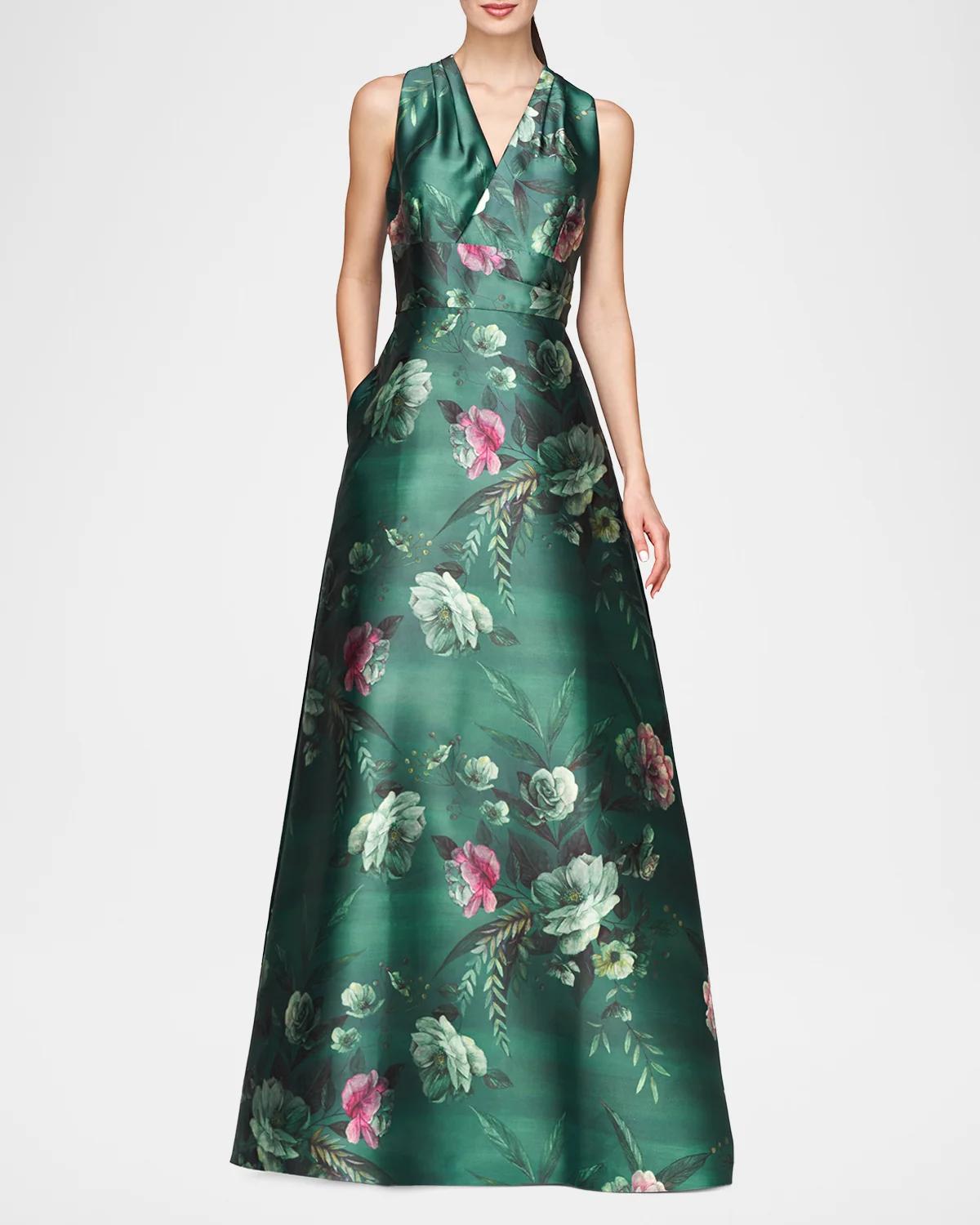 Rosalind Floral Print Gown - thumbnail 2