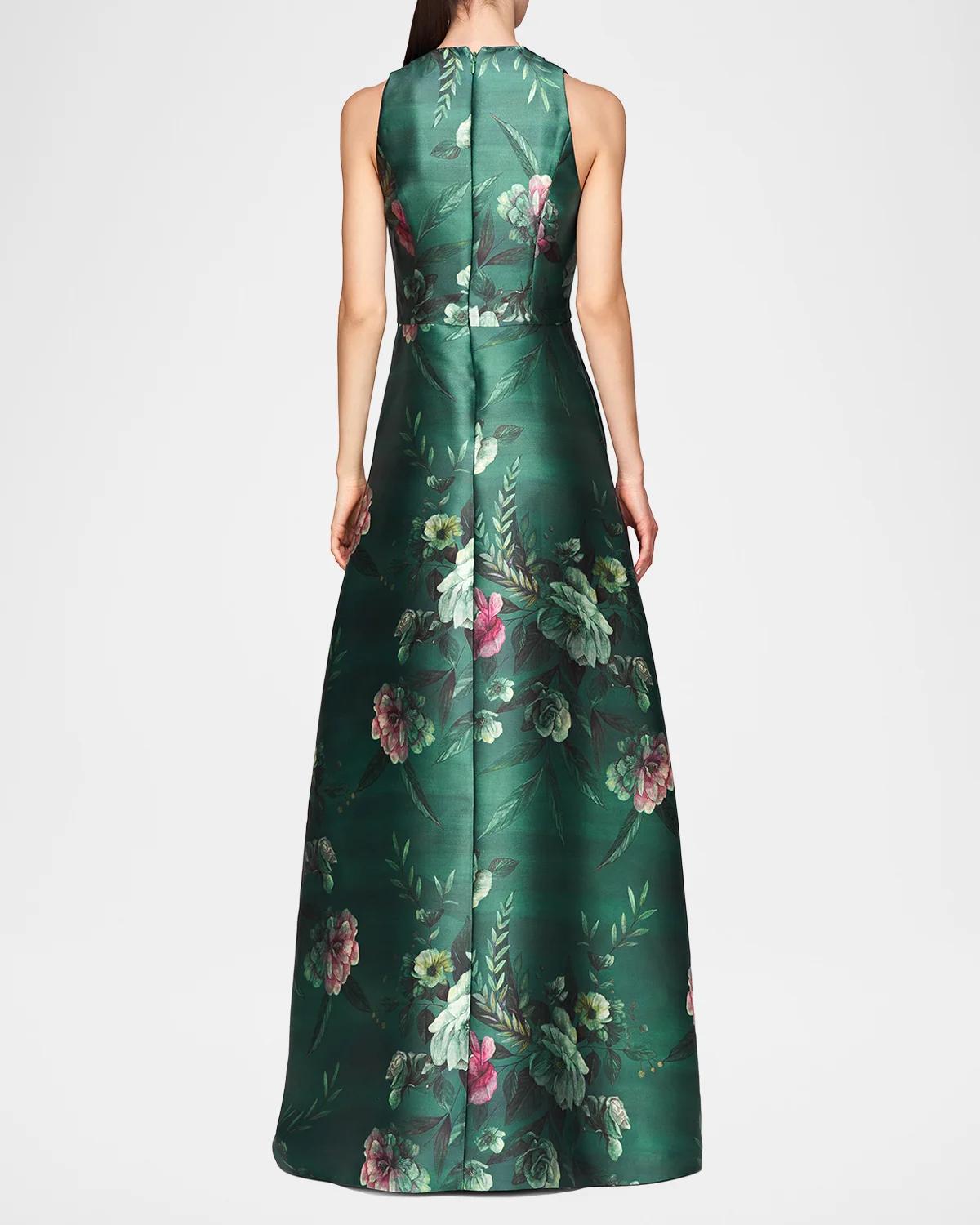 Rosalind Floral Print Gown - thumbnail 3