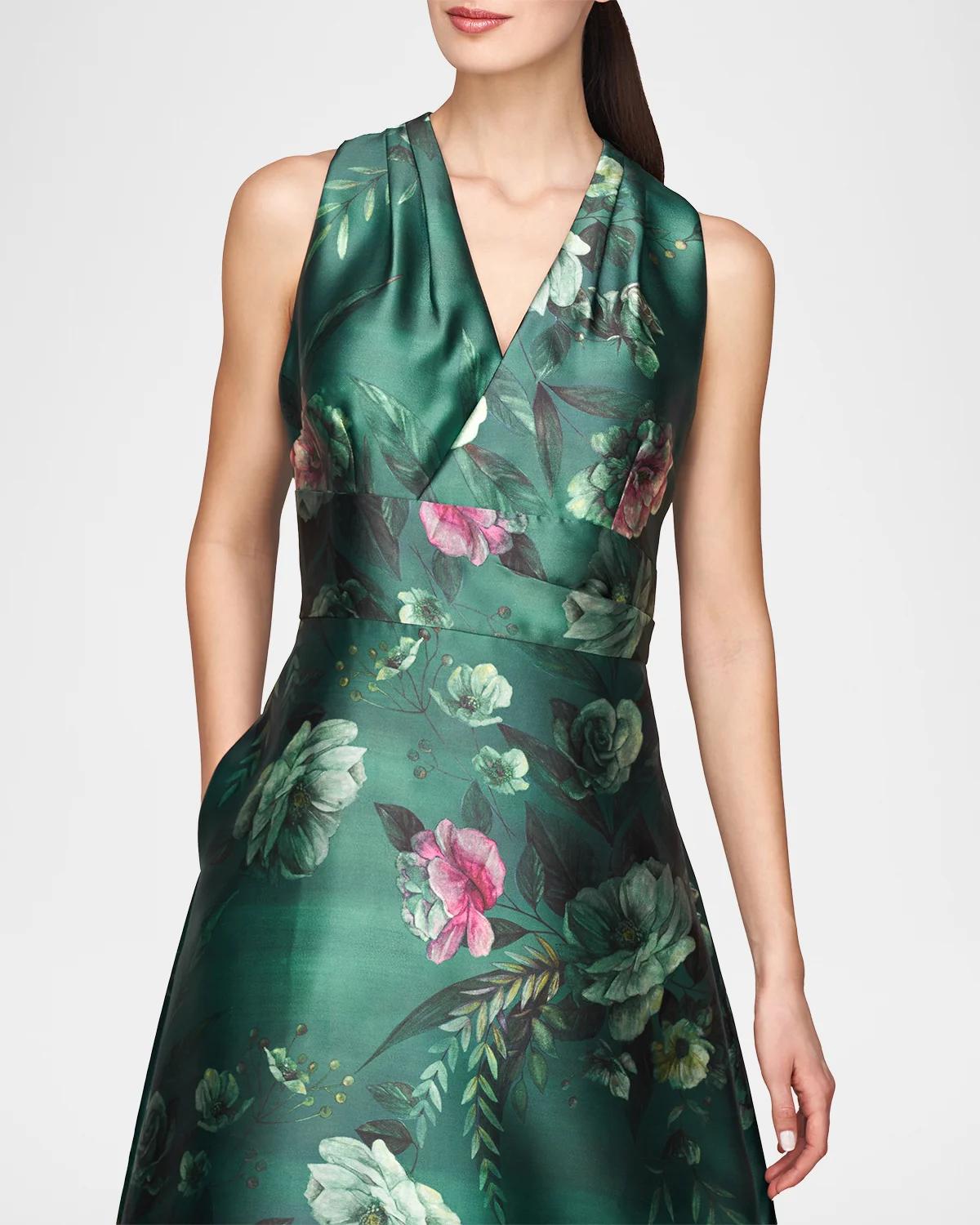 Rosalind Floral Print Gown - thumbnail 5