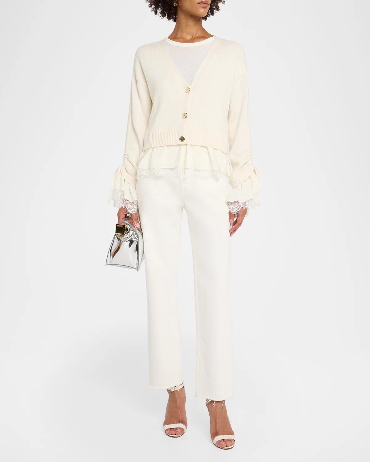 Atley Lace-Trim Cardigan - thumbnail 7