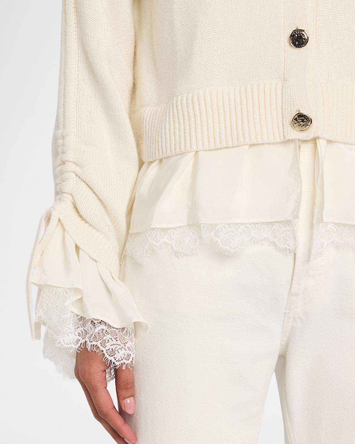 Atley Lace-Trim Cardigan - thumbnail 5