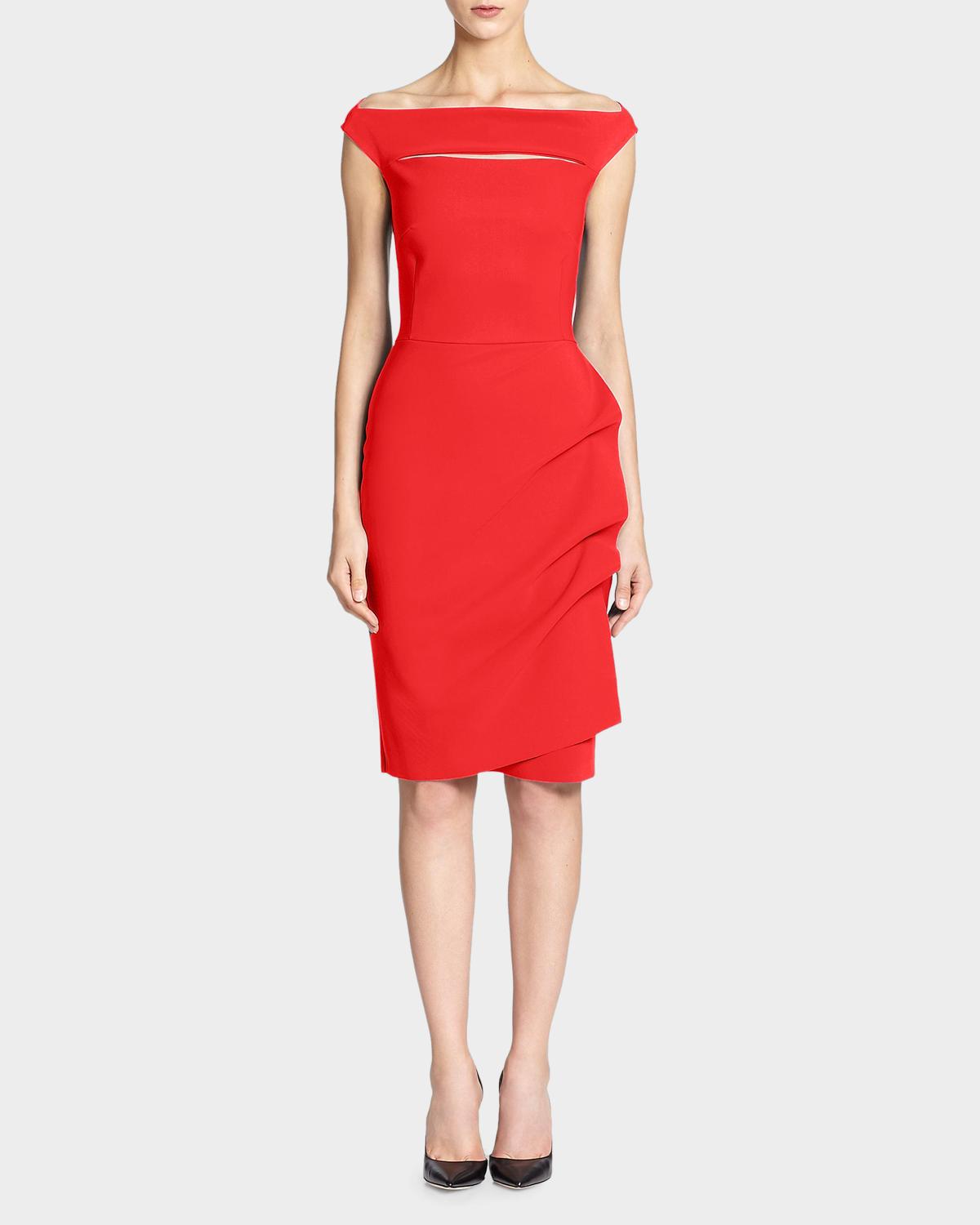 Melania Short Off-The-Shoulder Dress