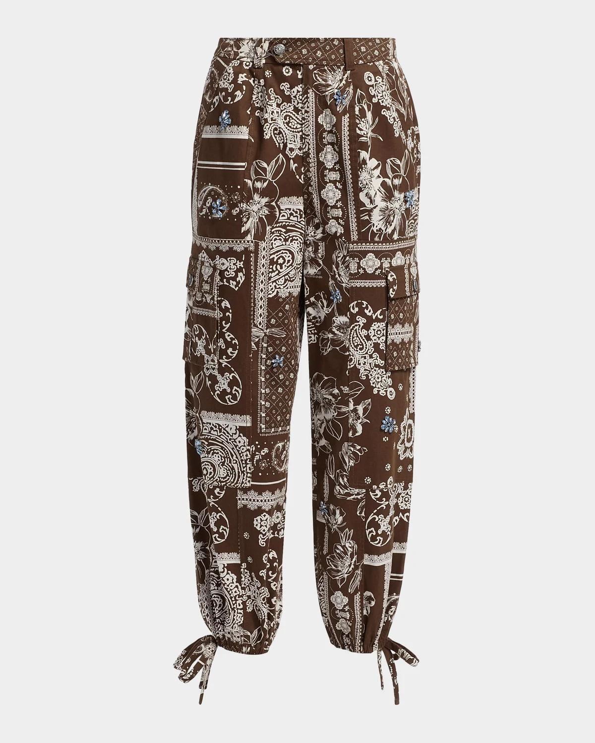 Zola Bandana Cotton Twill Military Pants