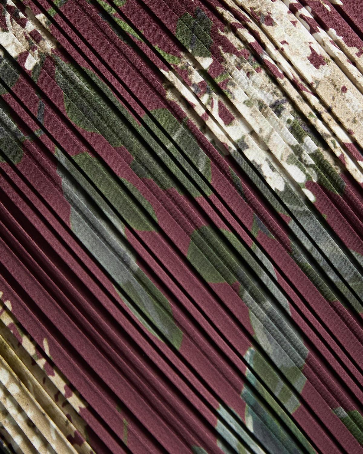 Floral Micro-Pleated Crewneck Top - thumbnail 5