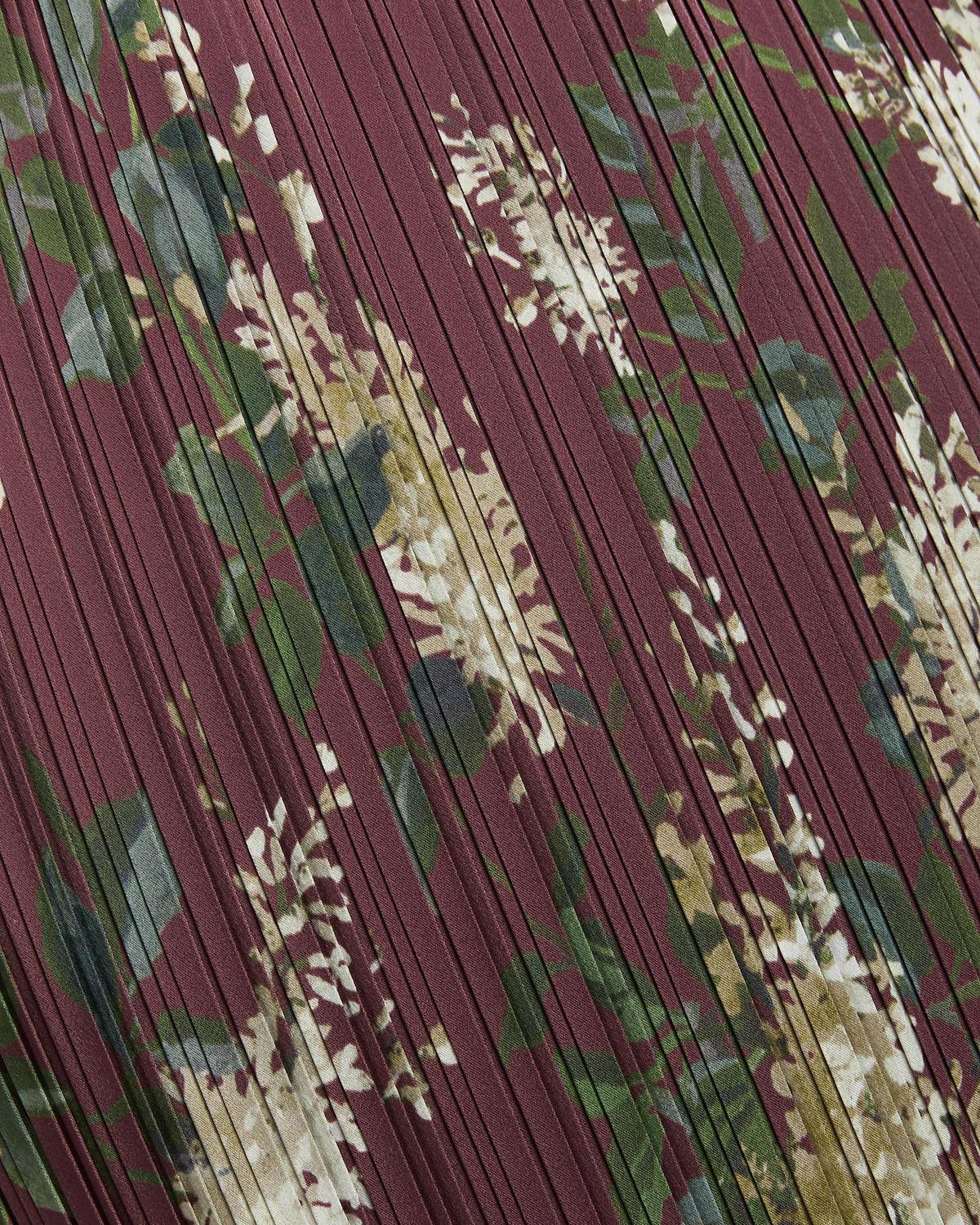 Lilac Print Micro-Pleated Midi Skirt - thumbnail 5