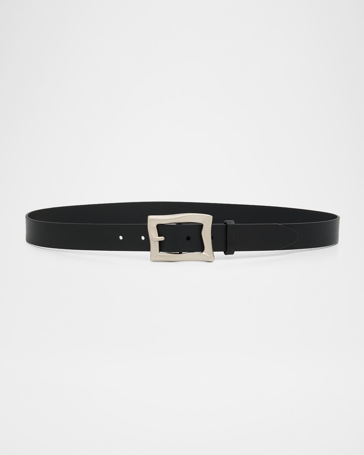Rag & Bone Waverly Leather Belt rag & bone: Brown Waverly Suede Belt | SSENSE main image 3
