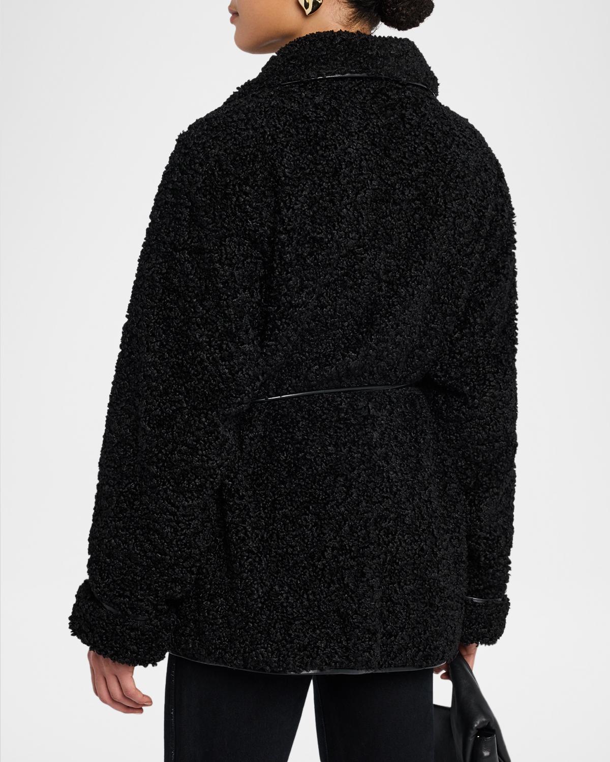 Kimia Tie Waist Sherpa Jacket - thumbnail 3