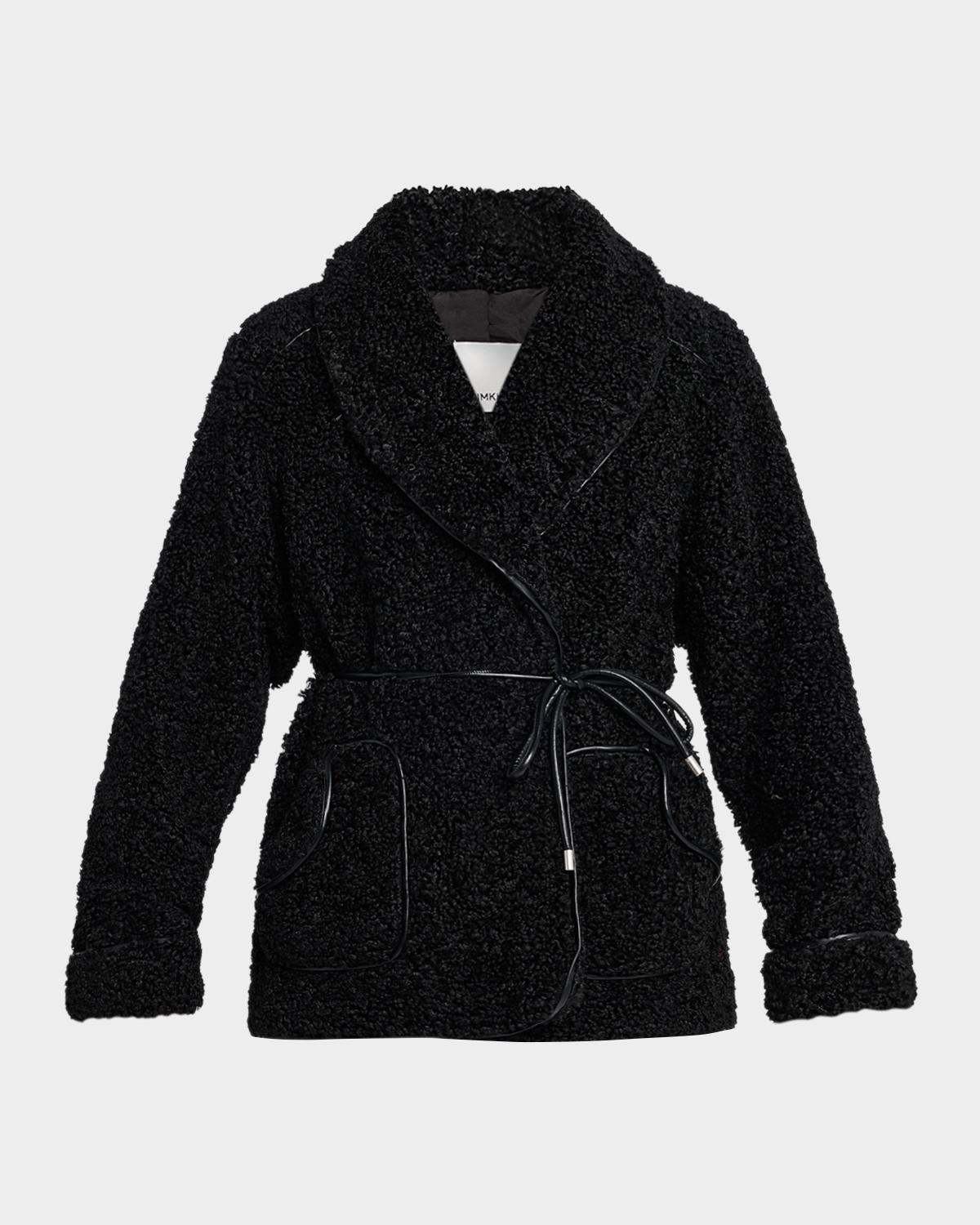 Kimia Tie Waist Sherpa Jacket