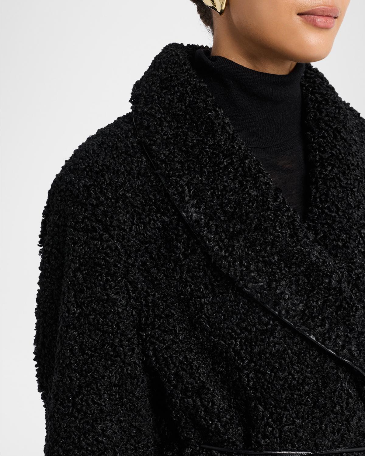 Kimia Tie Waist Sherpa Jacket - thumbnail 6