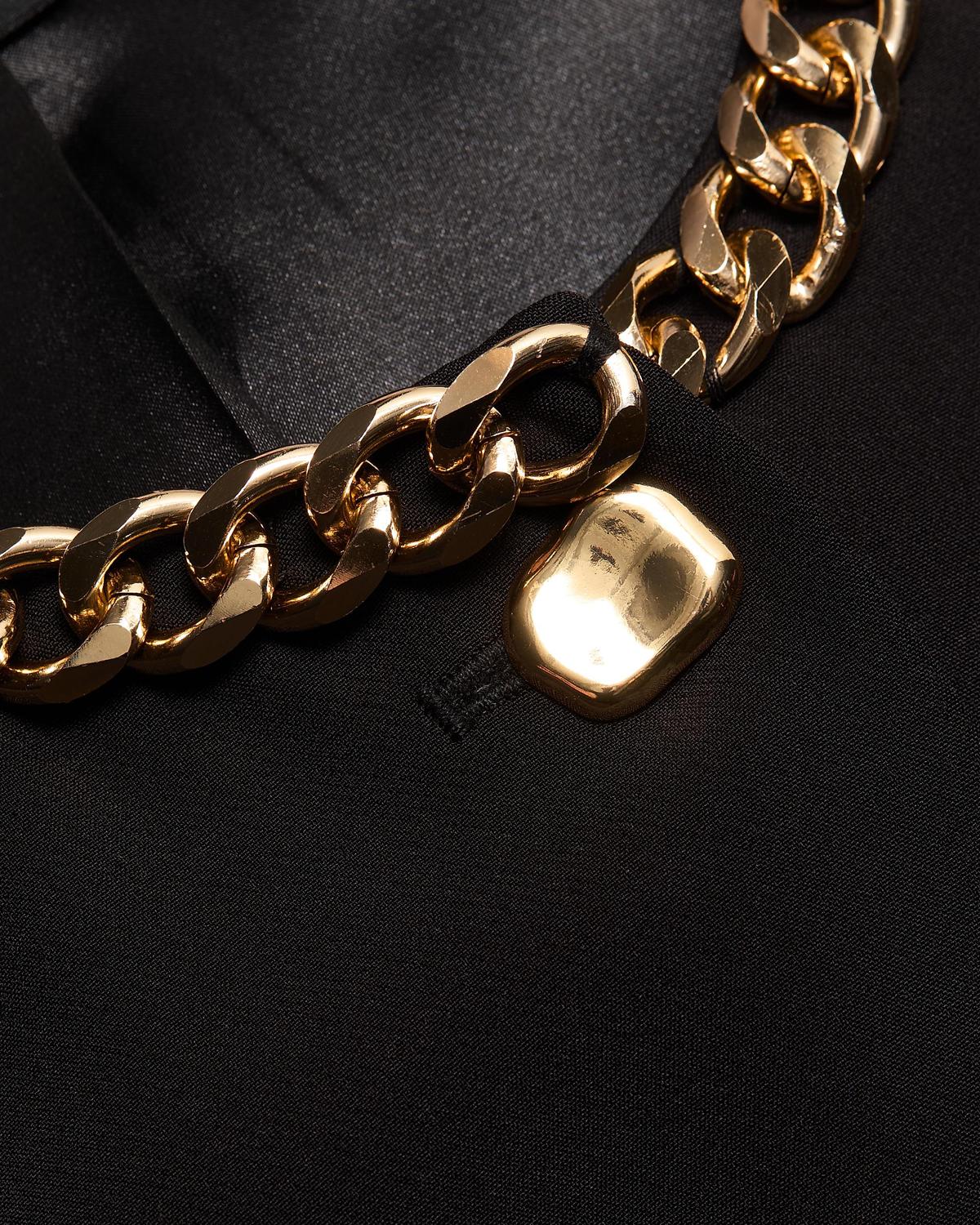 Chiara Chain-Embellished Crepe Jacket - thumbnail 5