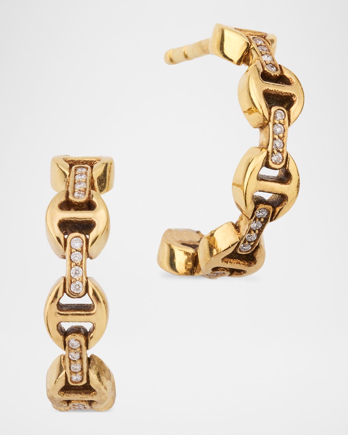 アクセサリー HOORSENBUHS MICRO CRESCENT EARRINGS Hoorsenbuhs Micro Crescent Diamond Hoop Earrings | Neiman Marcus