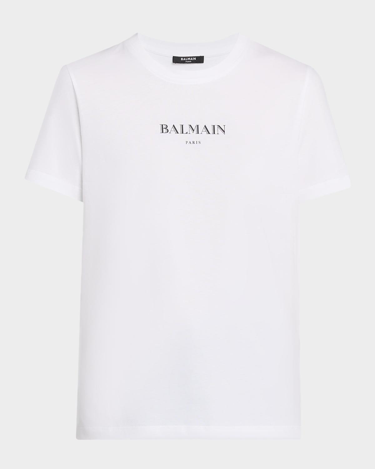 Balmain Logo Graphic Short-Sleeve T-Shirt | Neiman Marcus