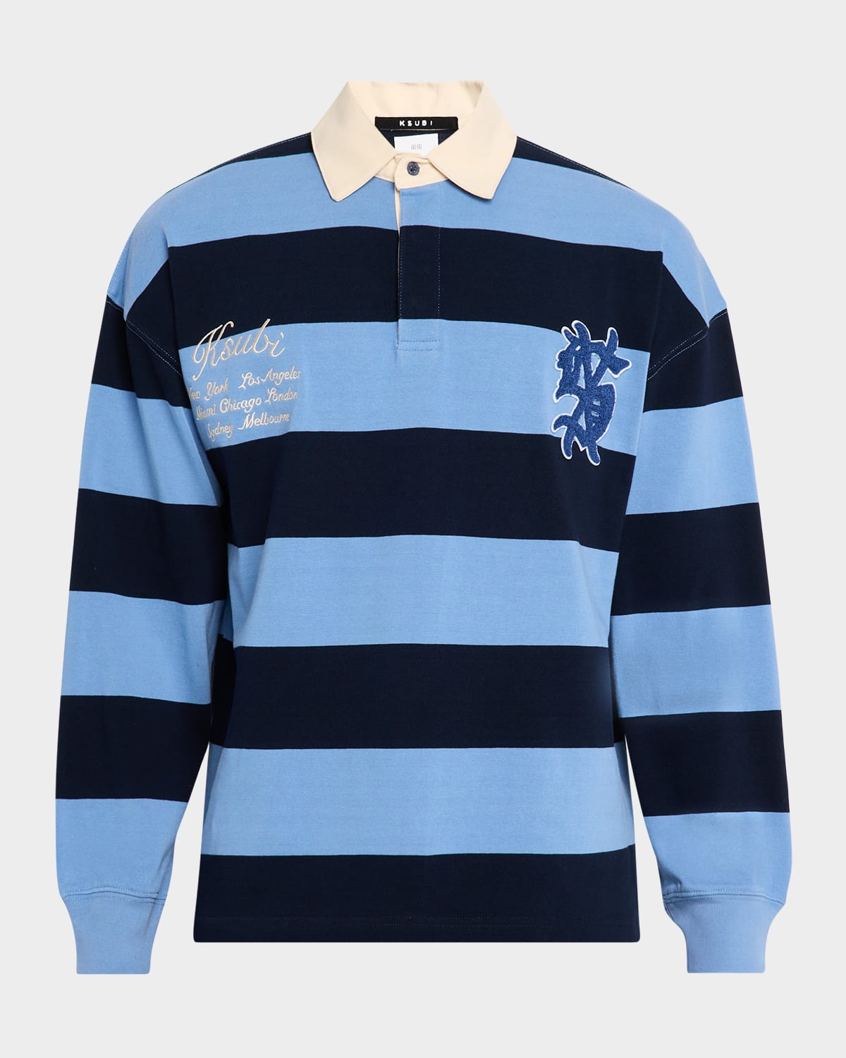 Ksubi Men's Neo Nostalgia Rugged Jersey Rugby Sweater | Neiman Marcus