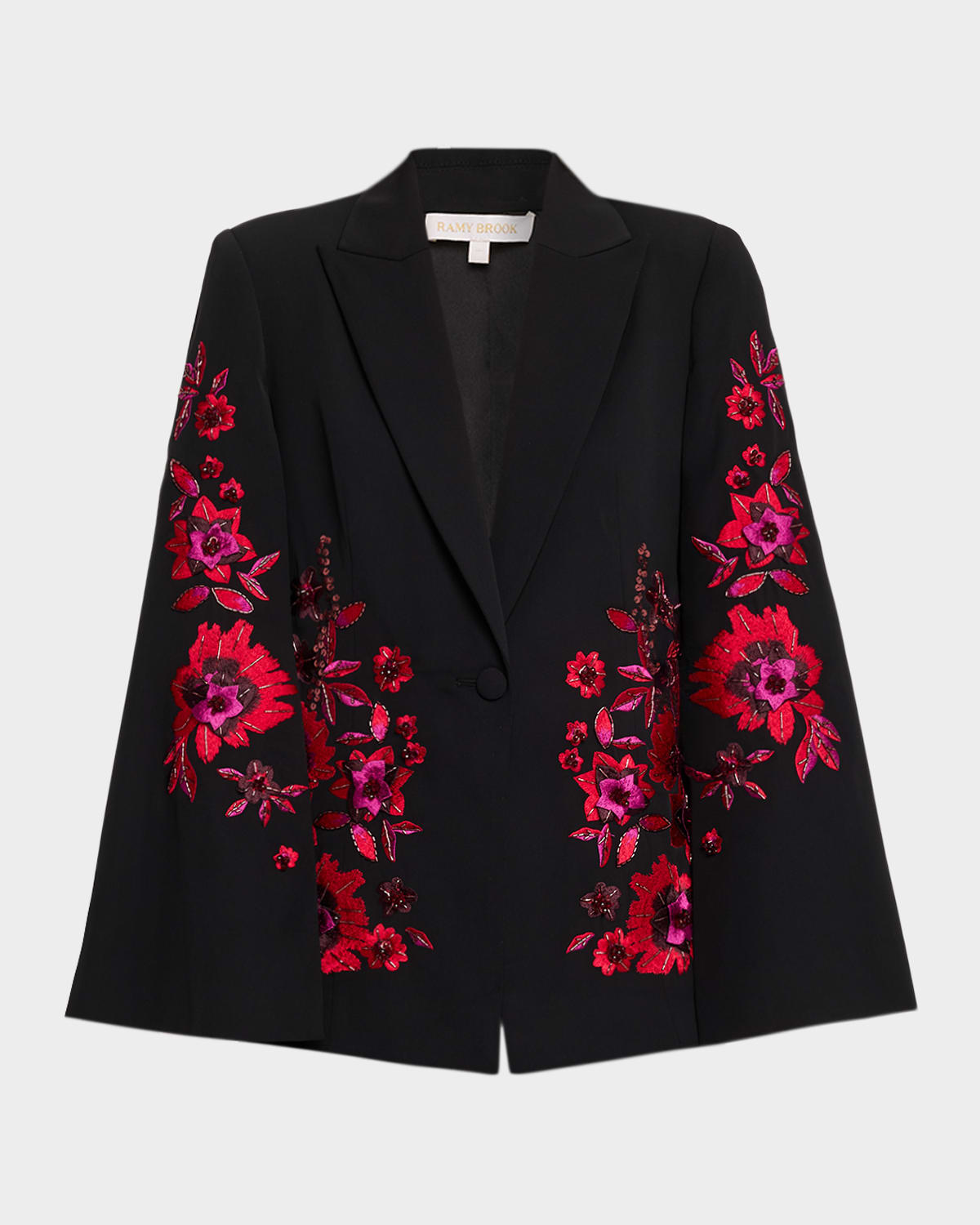 Ramy Brook Lucinda Embellished Cape | Neiman Marcus